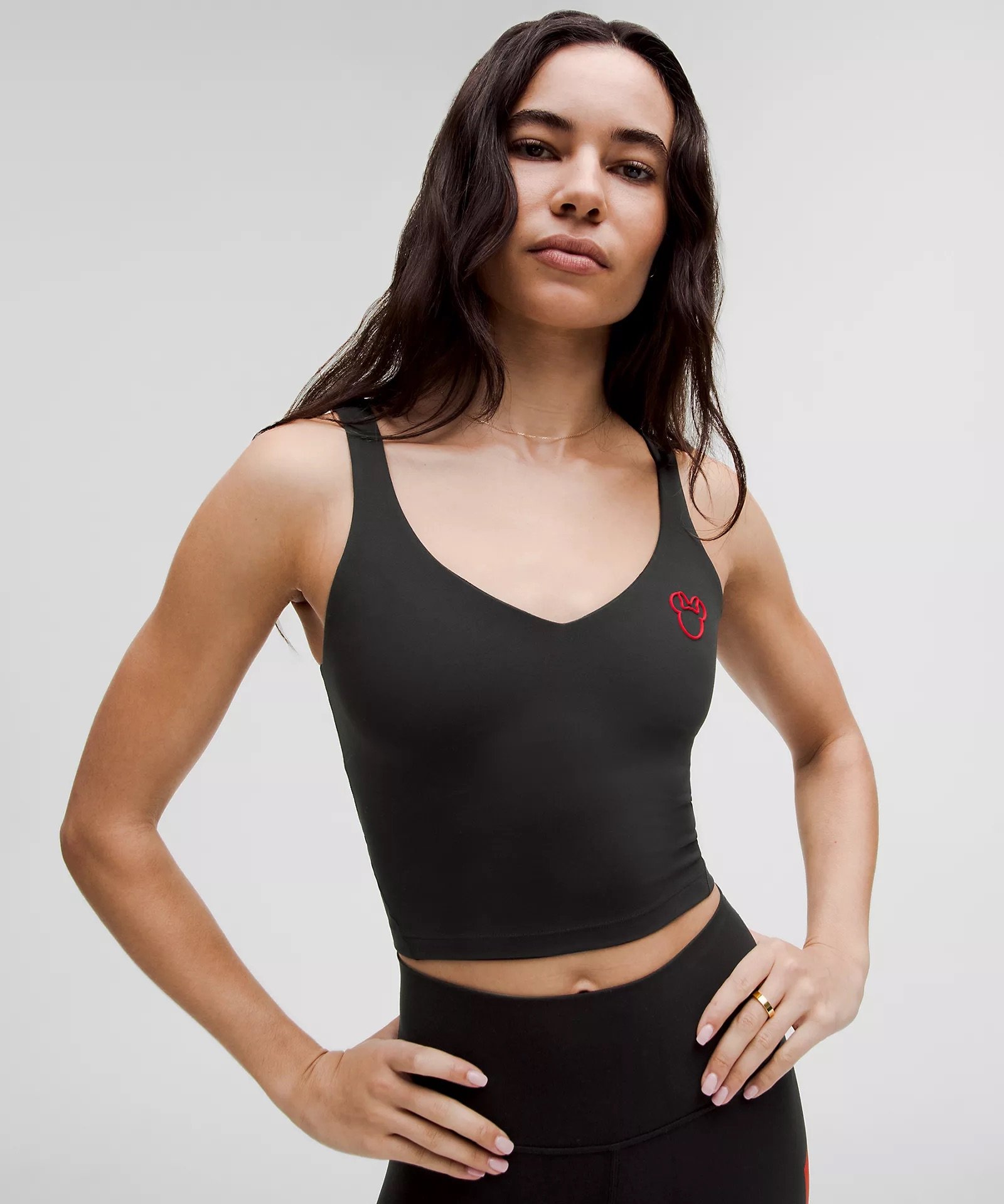 Minnie Align Tank Top - Black