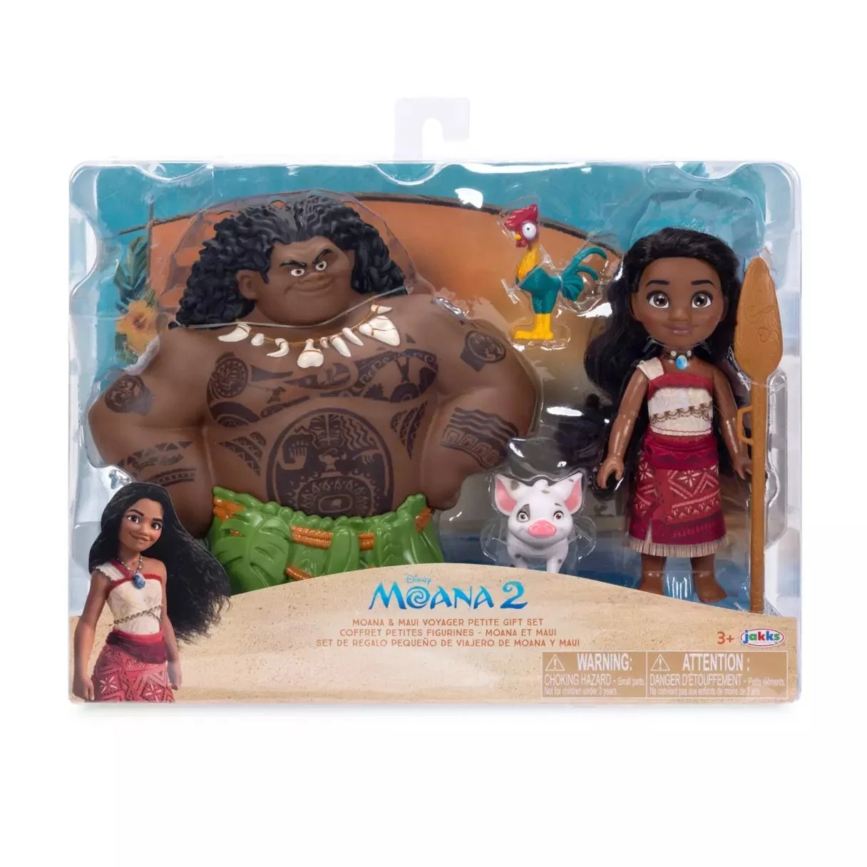 Moana &amp; Maui Voyager Petite Doll Gift Set by Jakks