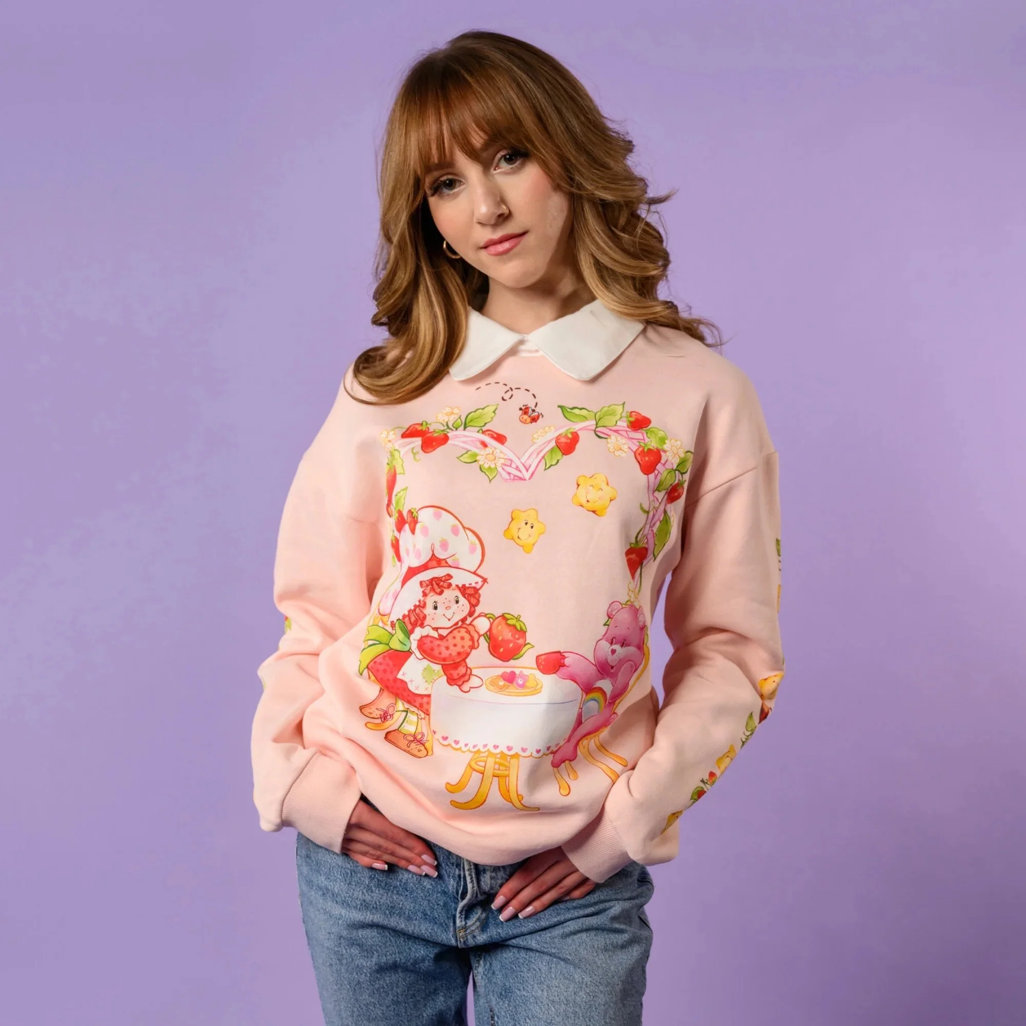 CB x SSC Long Sleeve Collared Crewneck