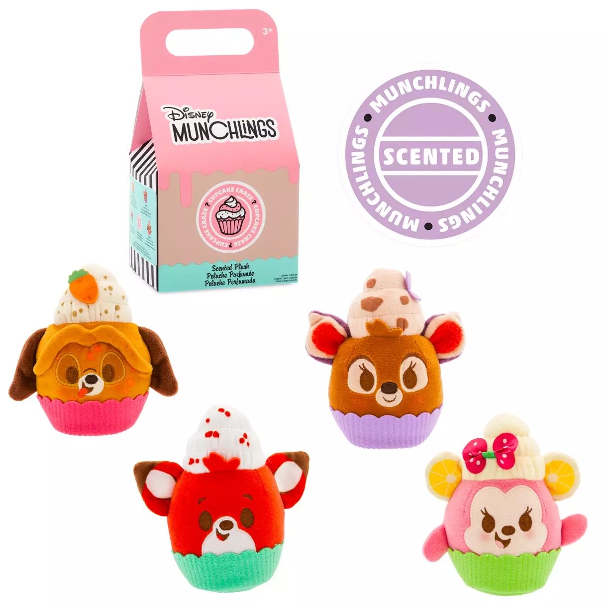 Cupcake Craze Disney Munchlings Scented Mystery Plush