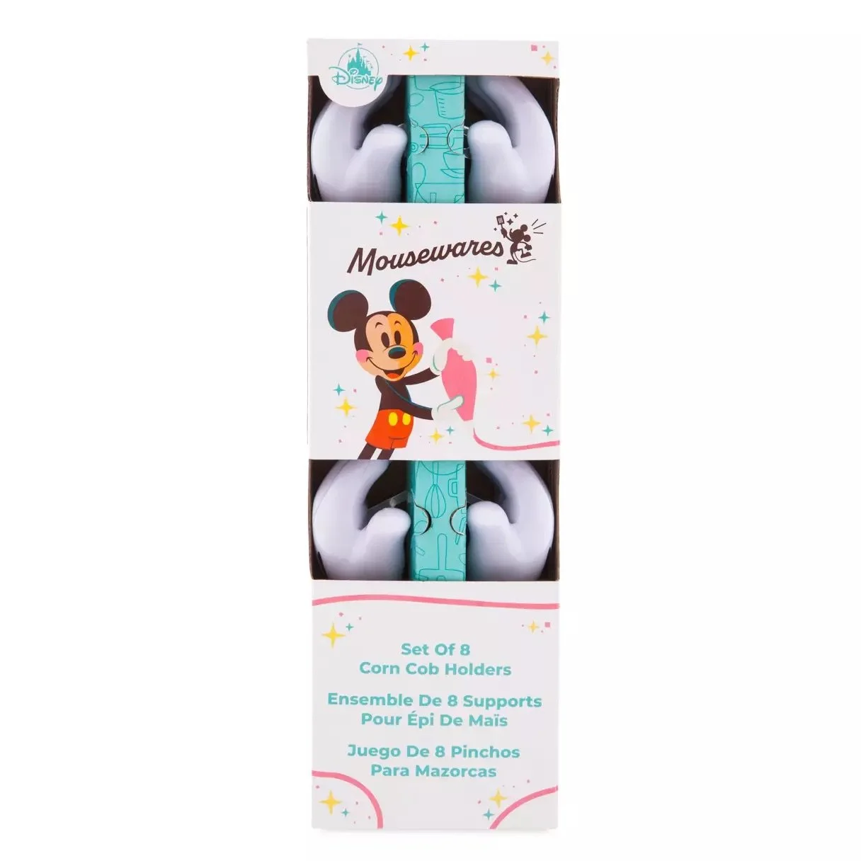 Mickey Corn Cob Holders Set