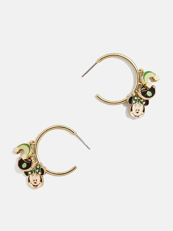 Minnie Somewhere Over the Rainbow Hoop Earrings