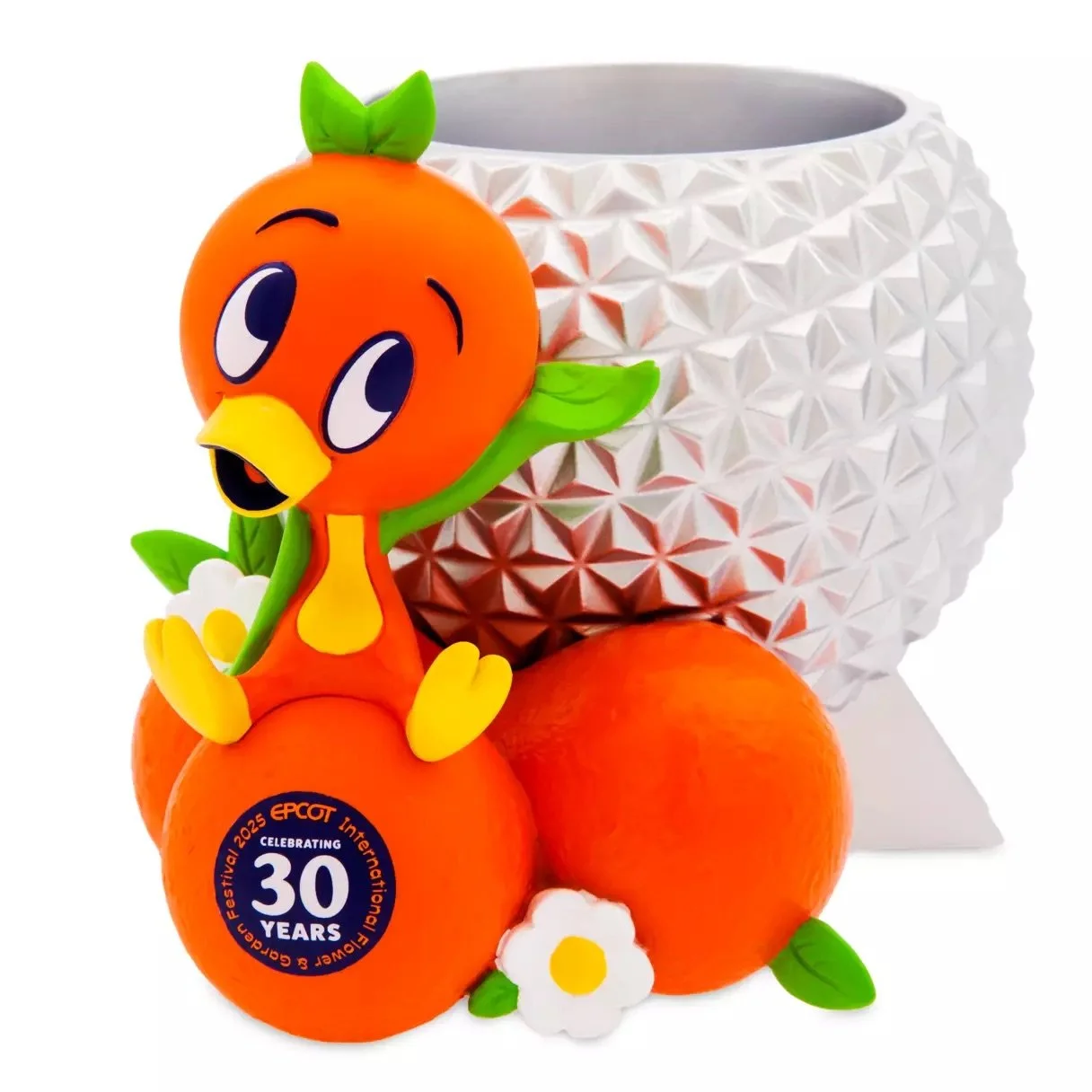 Orange Bird Planter