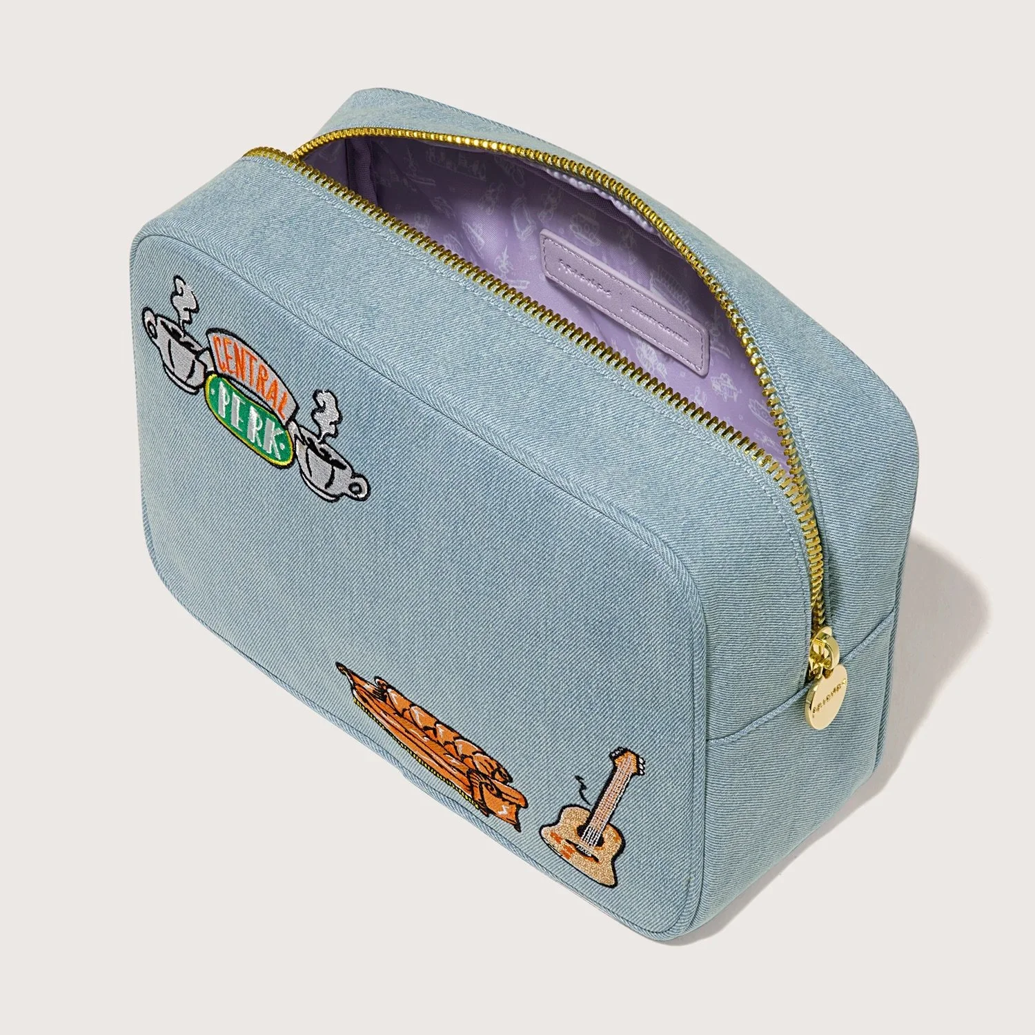 How You Doin Denim Large Pouch