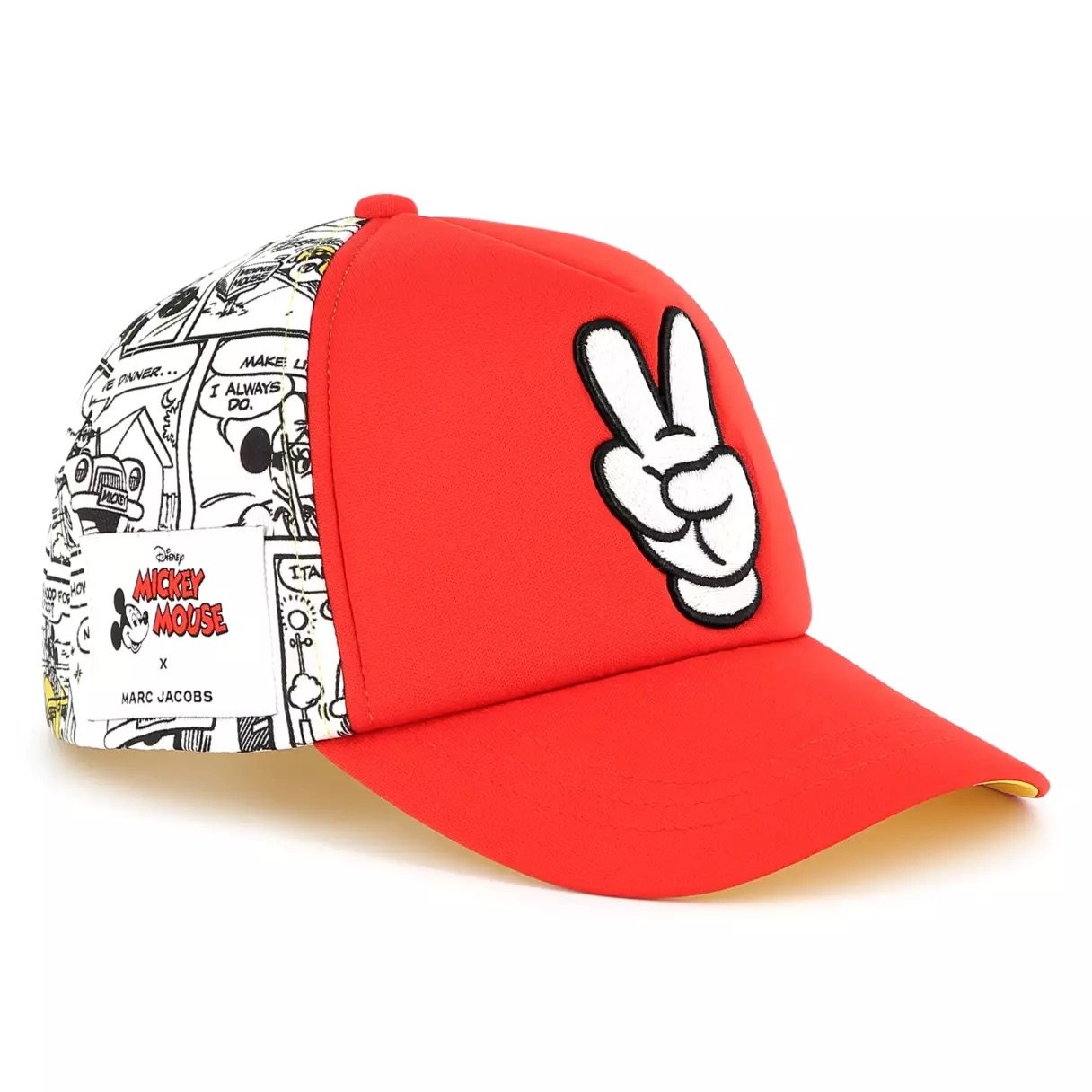 Kids Mickey Peace Sign Baseball Cap