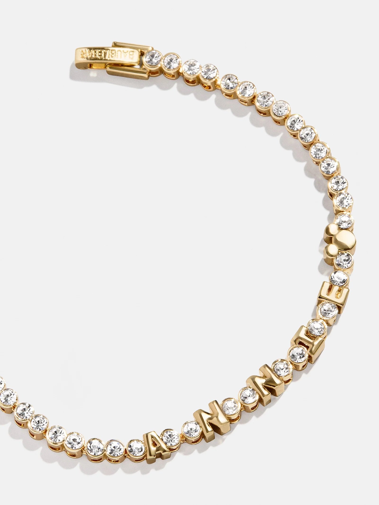 Mickey Custom Bezel Tennis Bracelet
