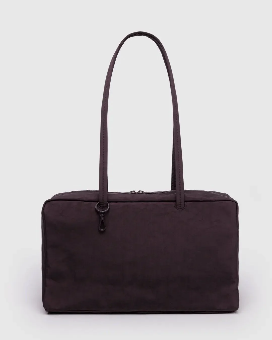 Chocolate Plum Medium Nylon Bowler Bag