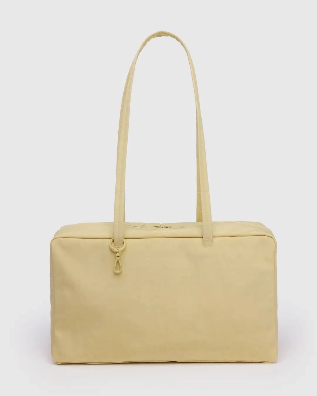 Butter Medium Nylon Bowler Bag