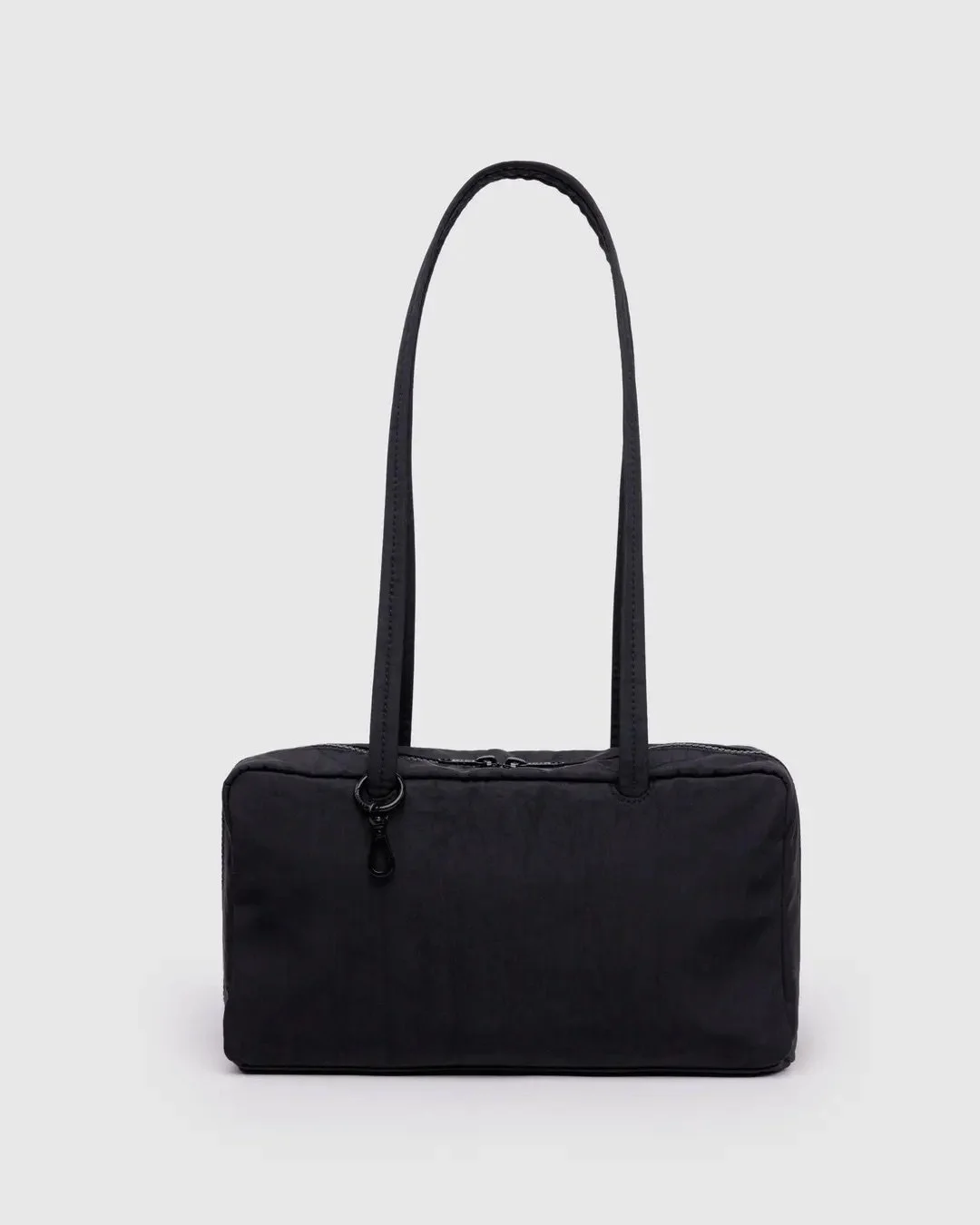 Black Nylon Bowler Bag