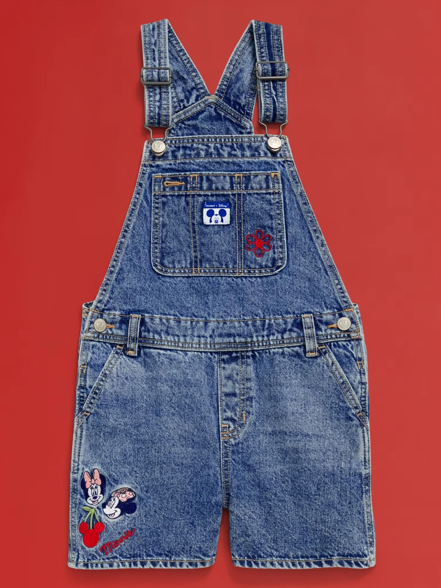 Girls Disney Baggy Jean Shortalls