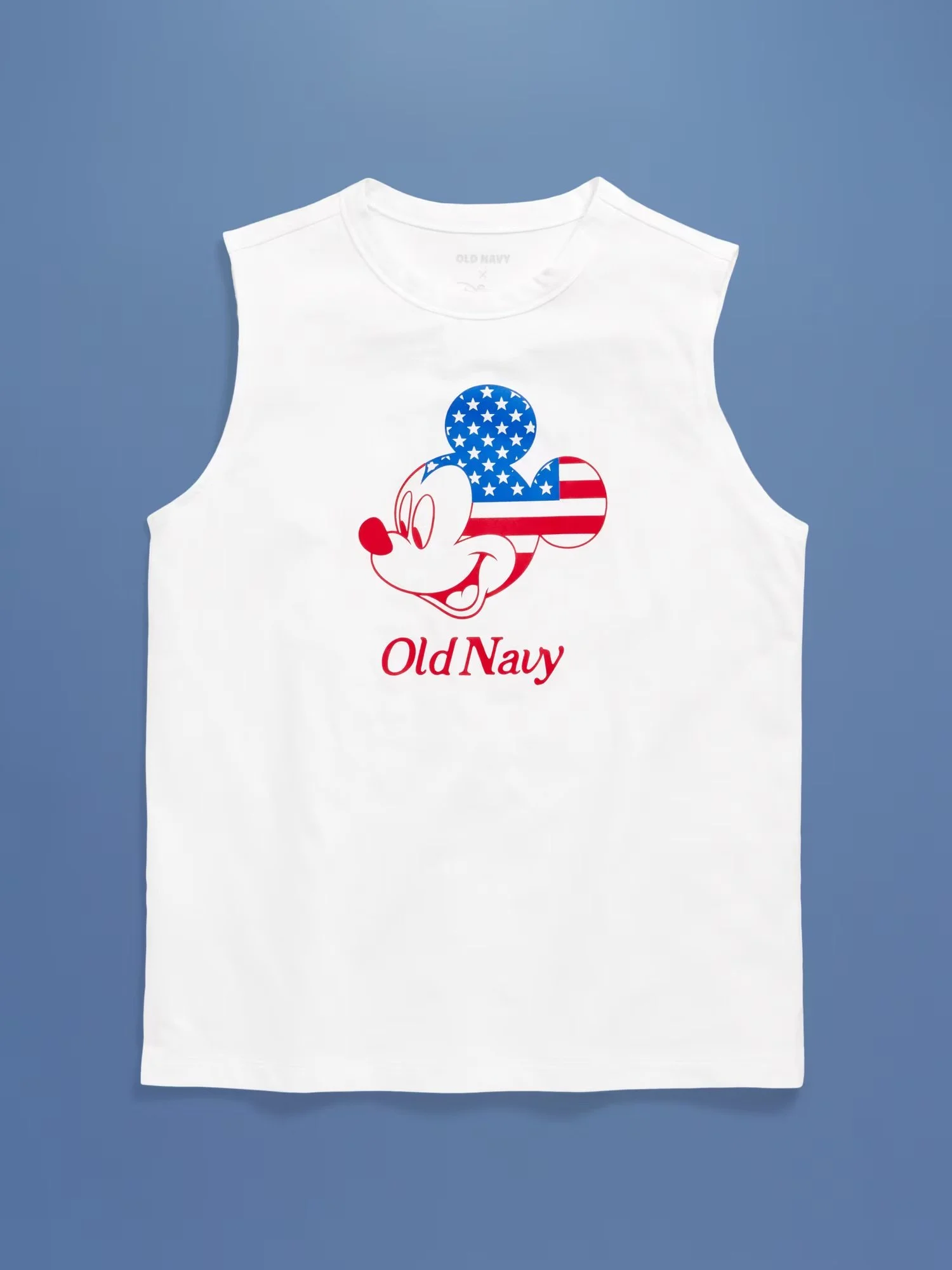 Boys Mickey Muscle Flag T-Shirt