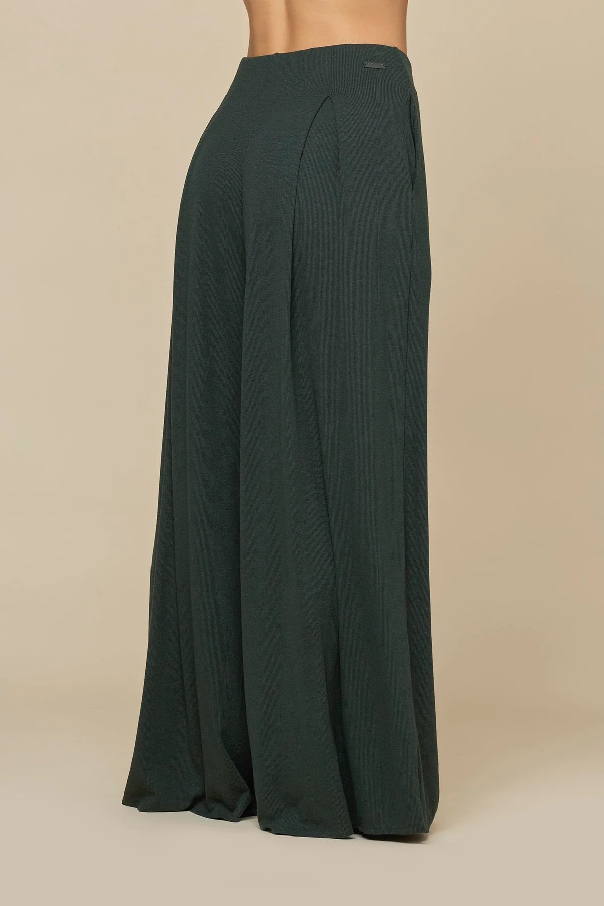 Deep Forest Go with the Flow Wide Leg Pant