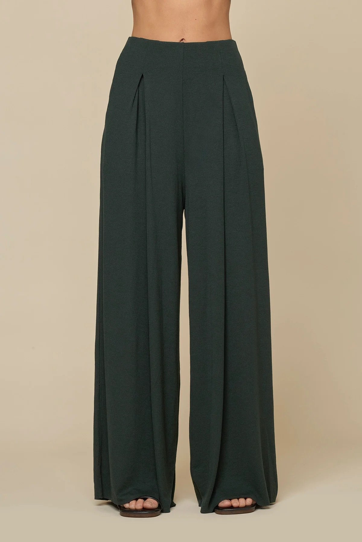 Deep Forest Go with the Flow Wide Leg Pant