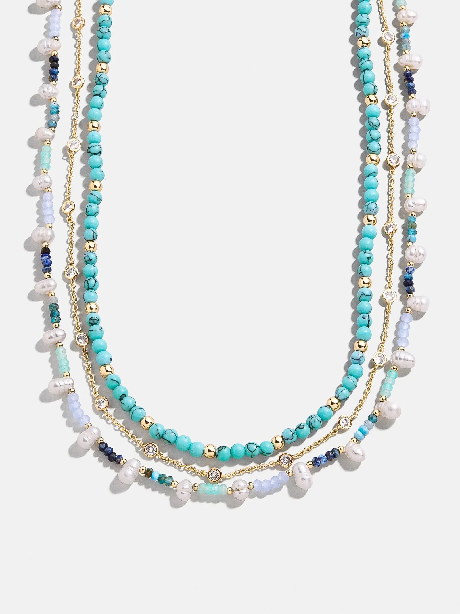 Rowan Semi-Precious Layered Necklace