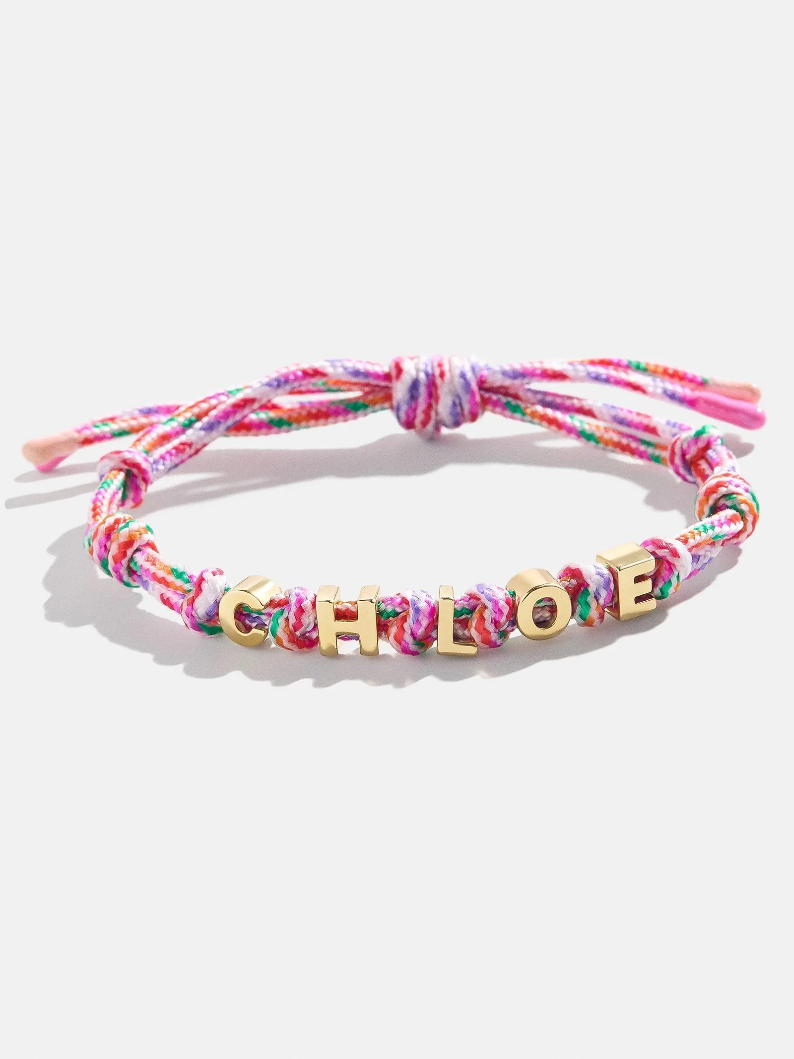 Multi Rainbow Paracord Nameplate Bracelet