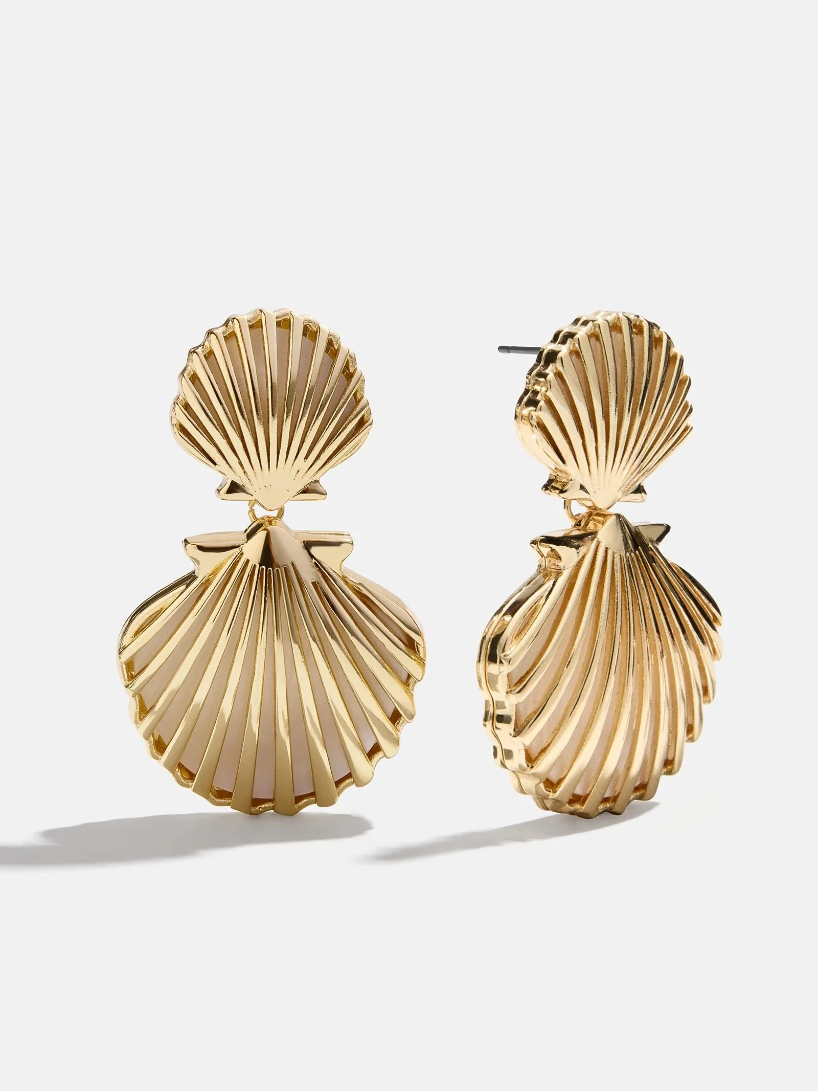 Marni Gold Seashell Earrings
