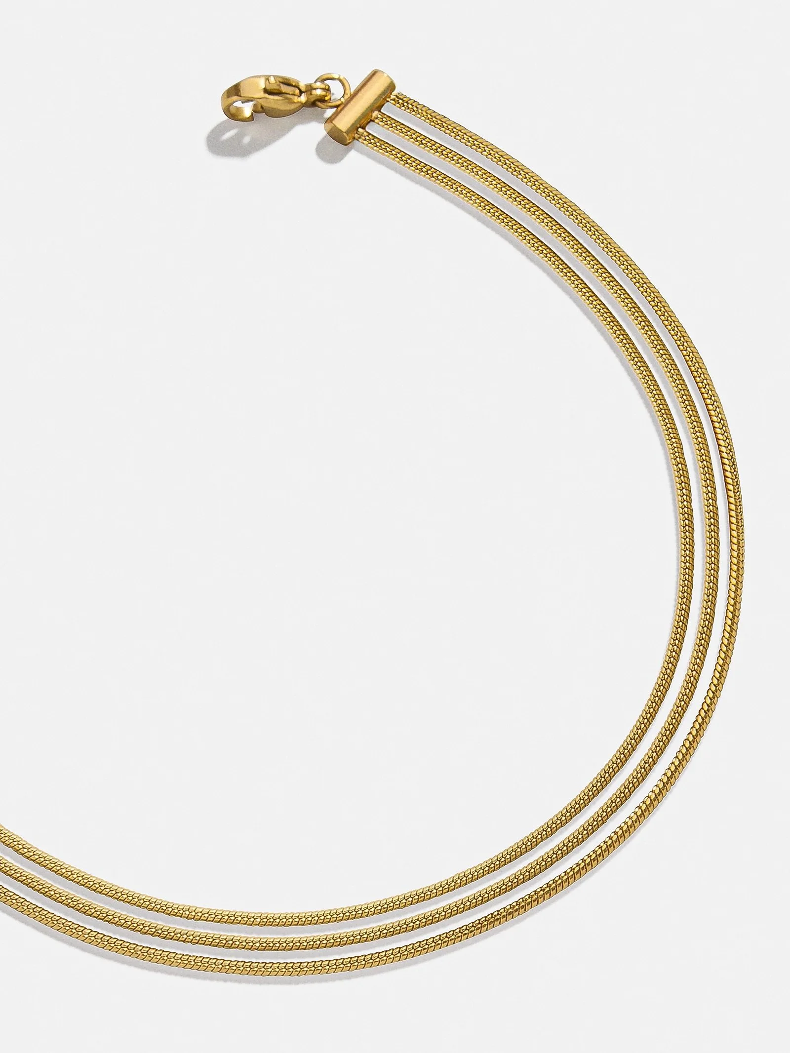 Gemma Waterproof Layered Anklet