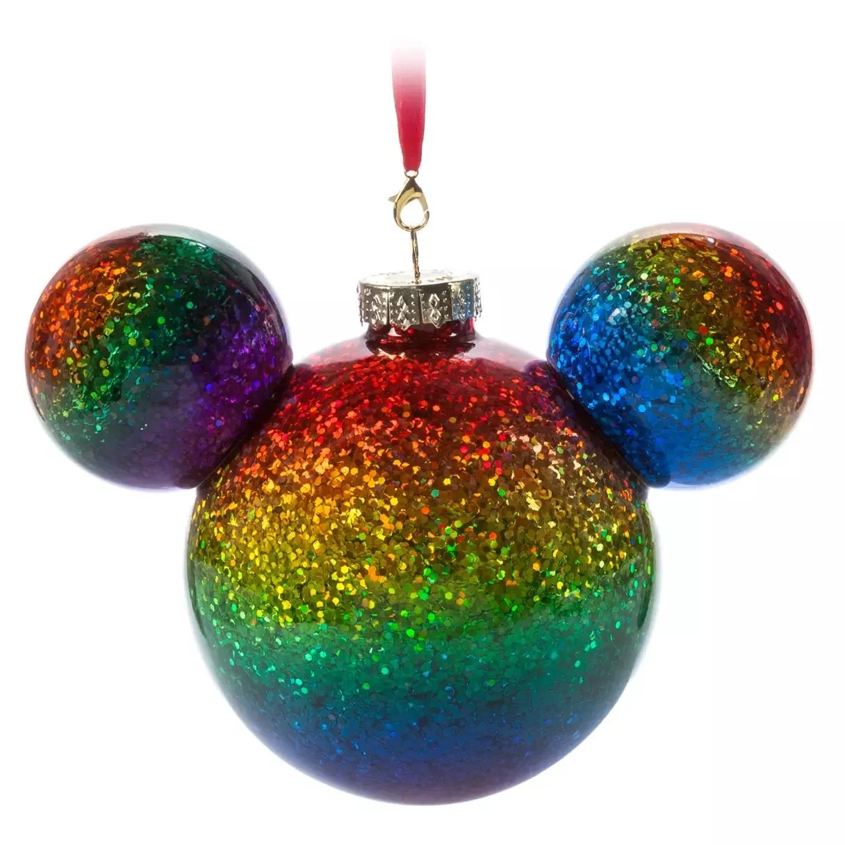 Mickey Icon Rainbow Ball Ornament