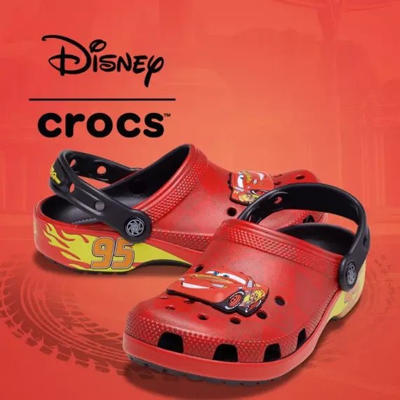 Cars Pixar Crocs Collection on Crocs and Disney Store - Lightning McQueen Crocs and Mater Crocs