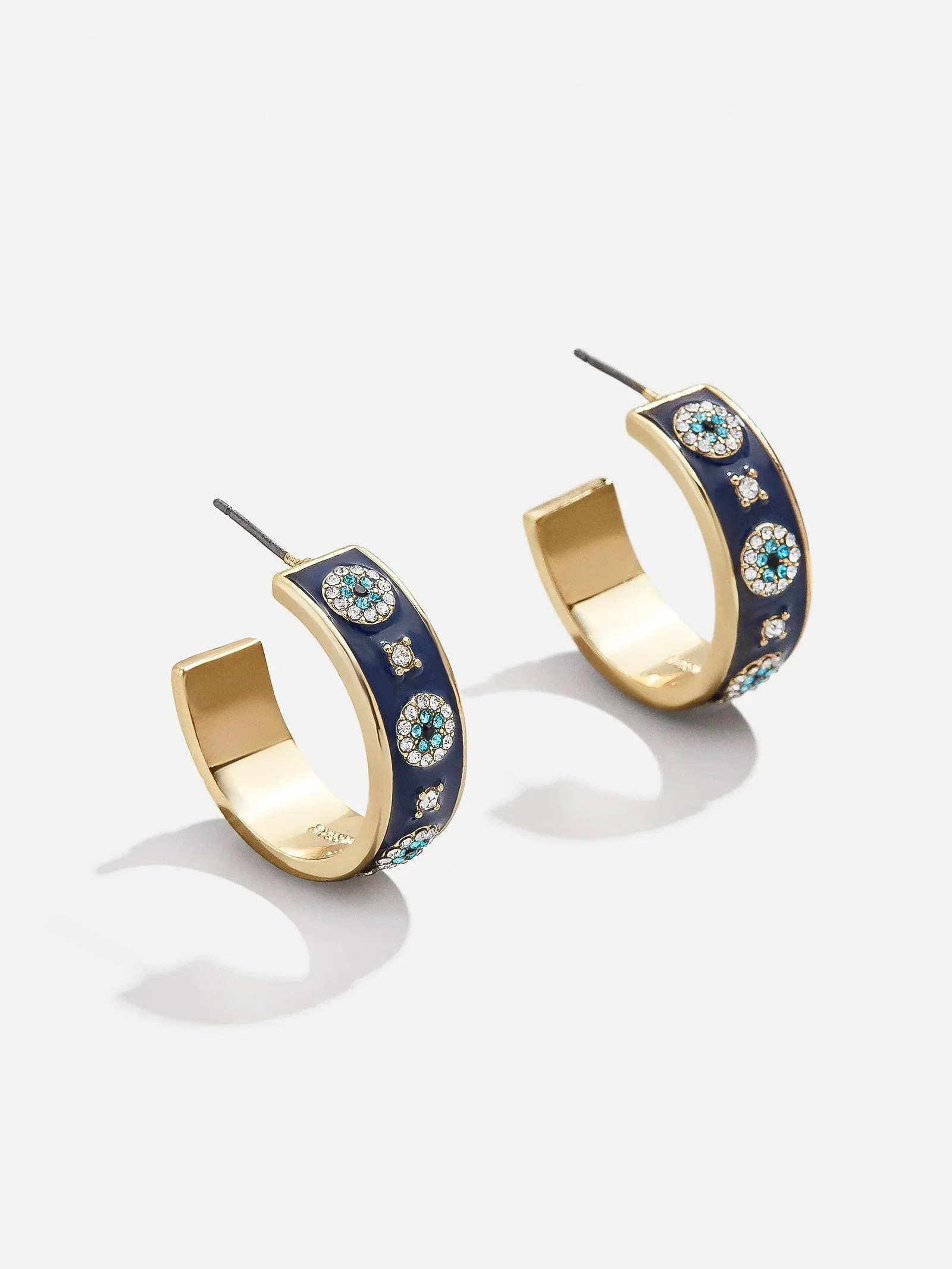 Eyes On Eyes Hoop Earrings