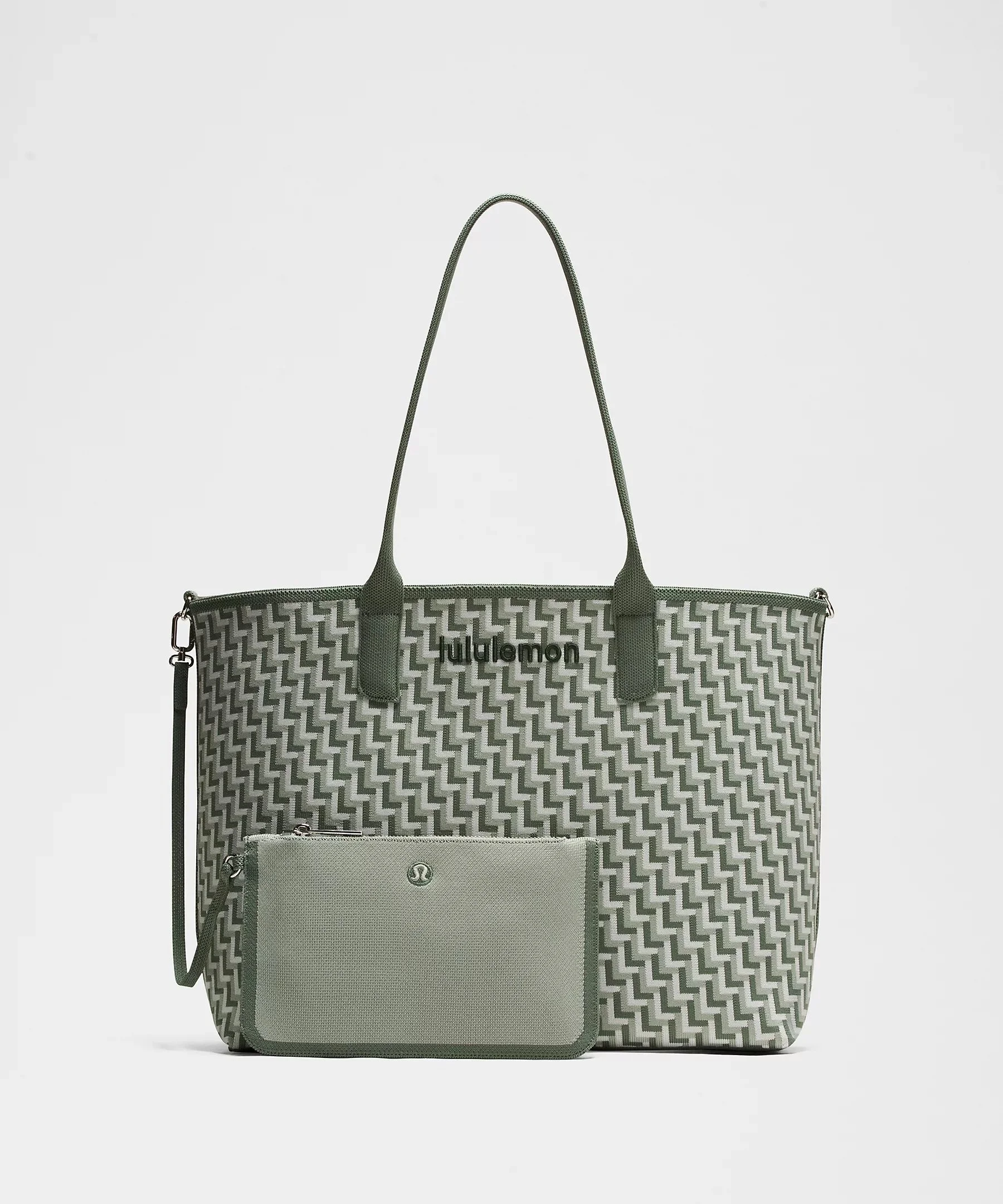 Classic Knit Tote Bag 18L - Grey Eucalyptus