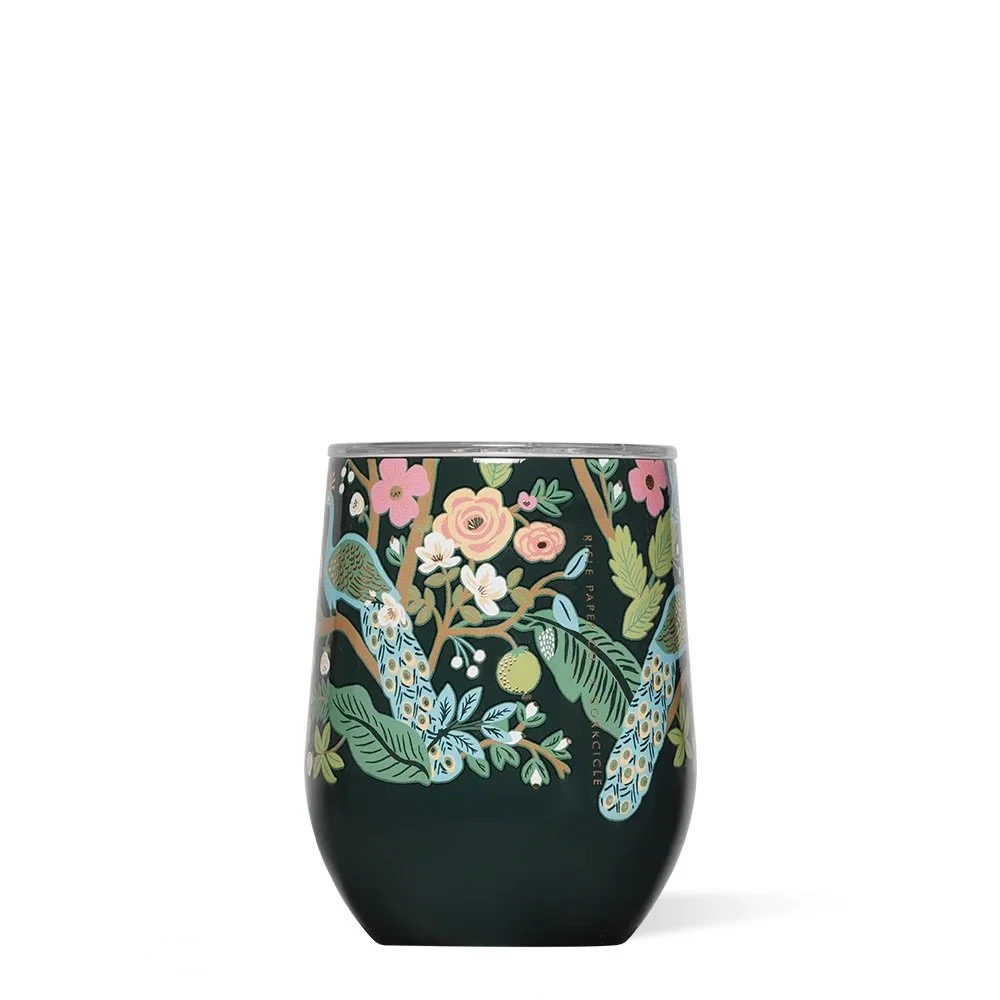 Peacock Blue Stemless