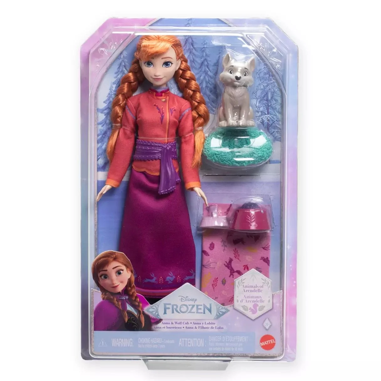 Anna &amp; Wolf Cub Doll Set