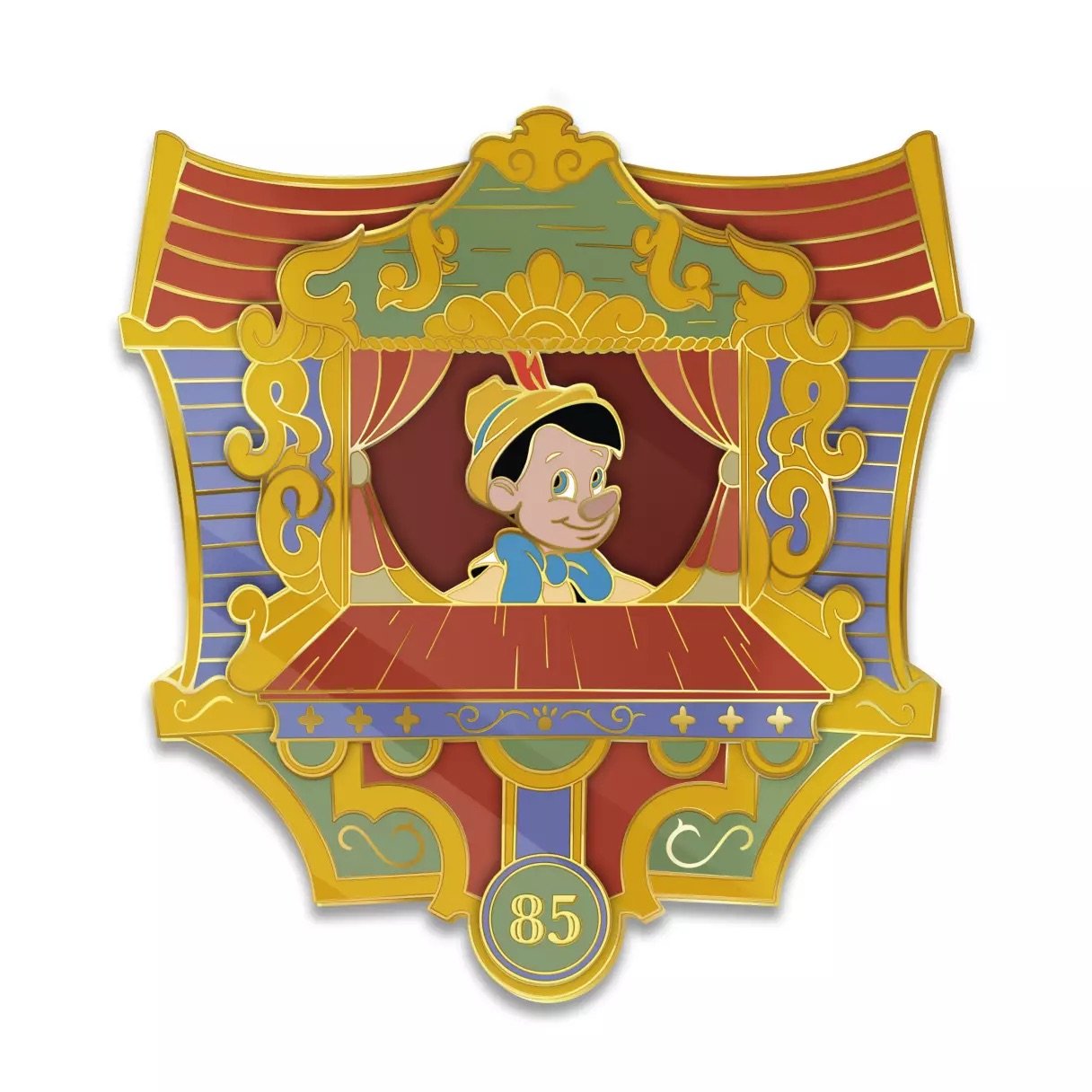 D23-Exclusive Pinocchio 85th Anniversary Pin