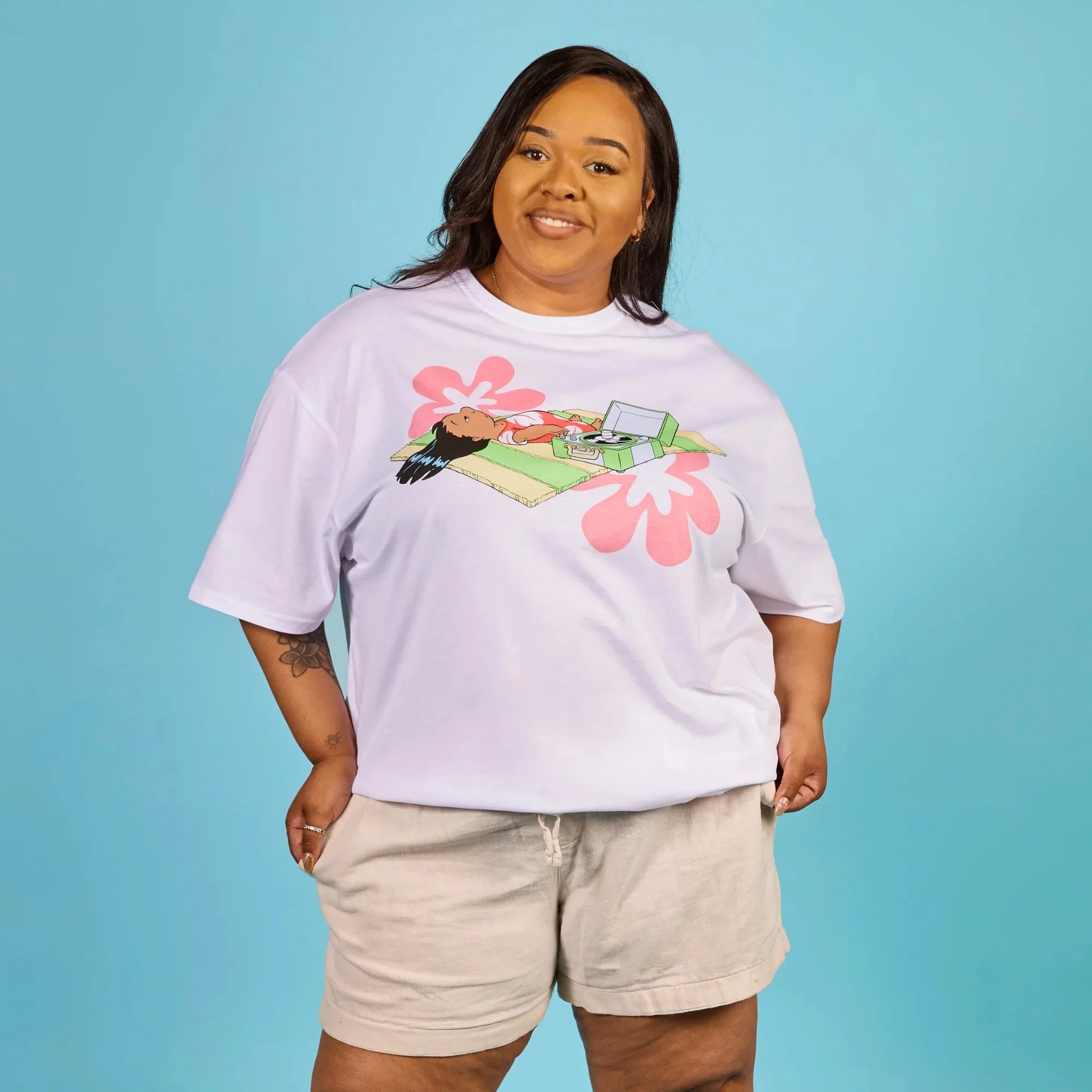 Leave Me Alone Drop Sleeve T-Shirt