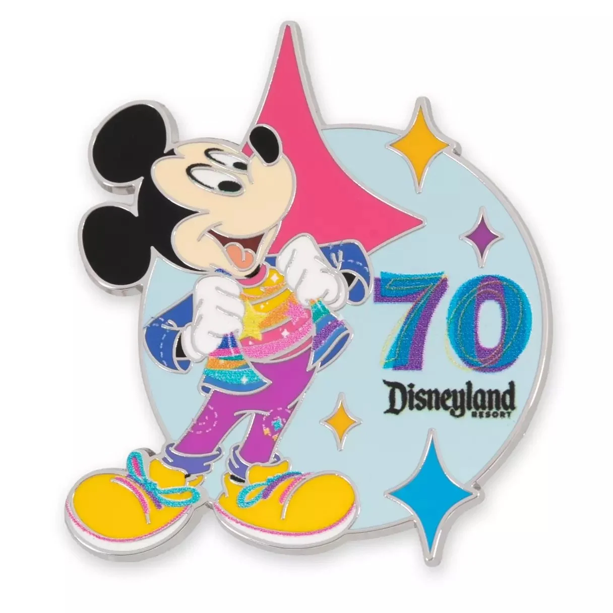 Mickey Disneyland 70th Anniversary Pin