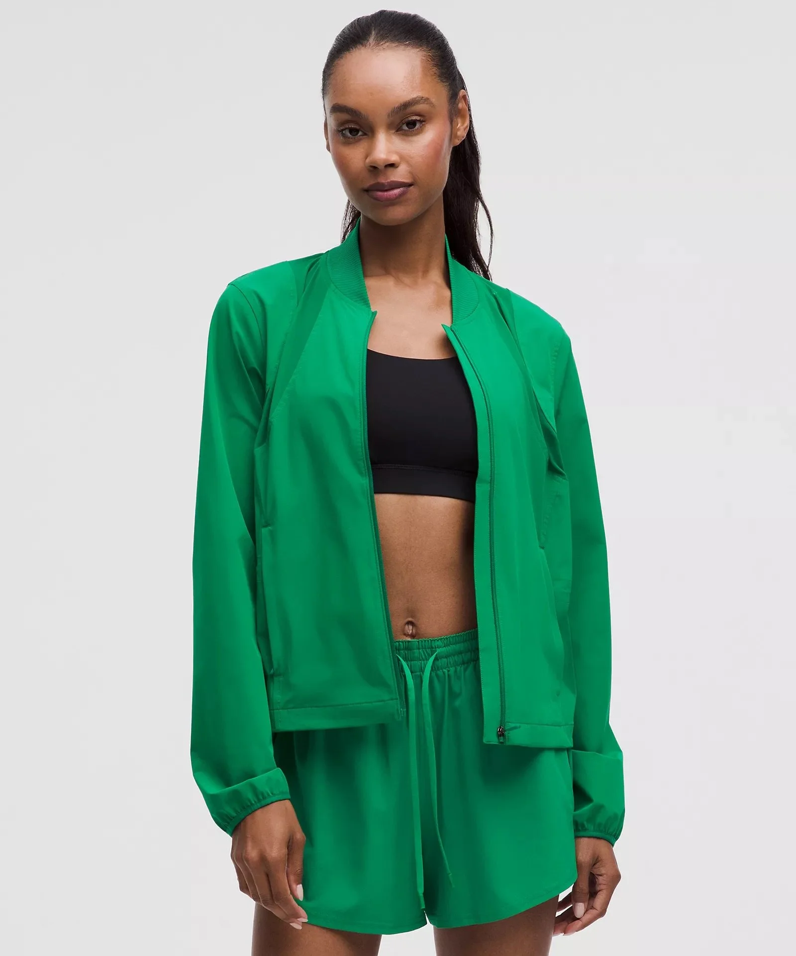 Mesh-Ventilated Tennis Jacket