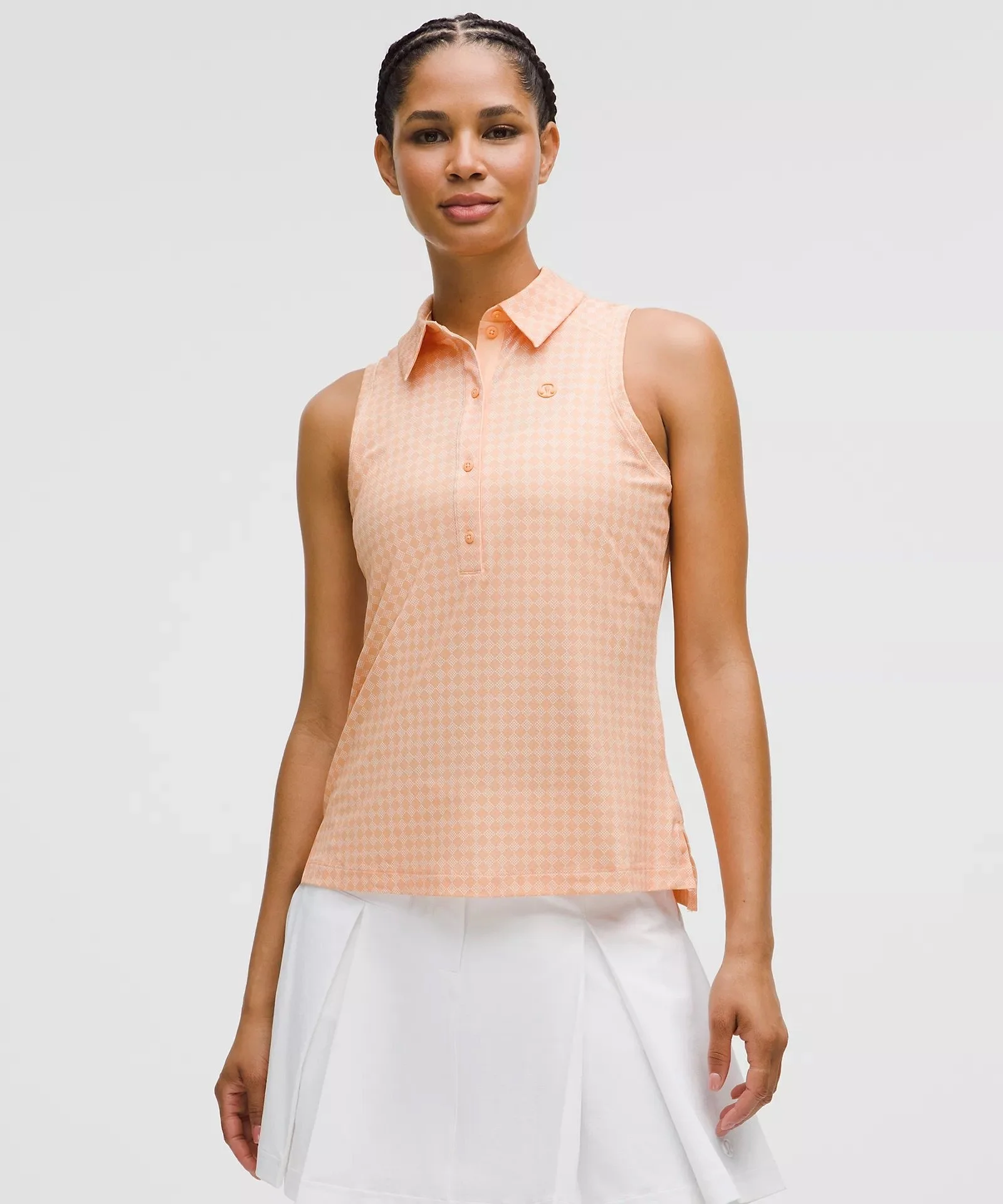 Quick-Dry Sleeveless Polo Shirt