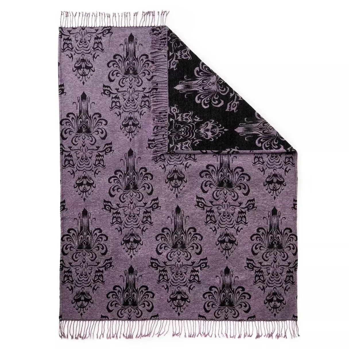 The Haunted Mansion Wallpaper Throw Blanket