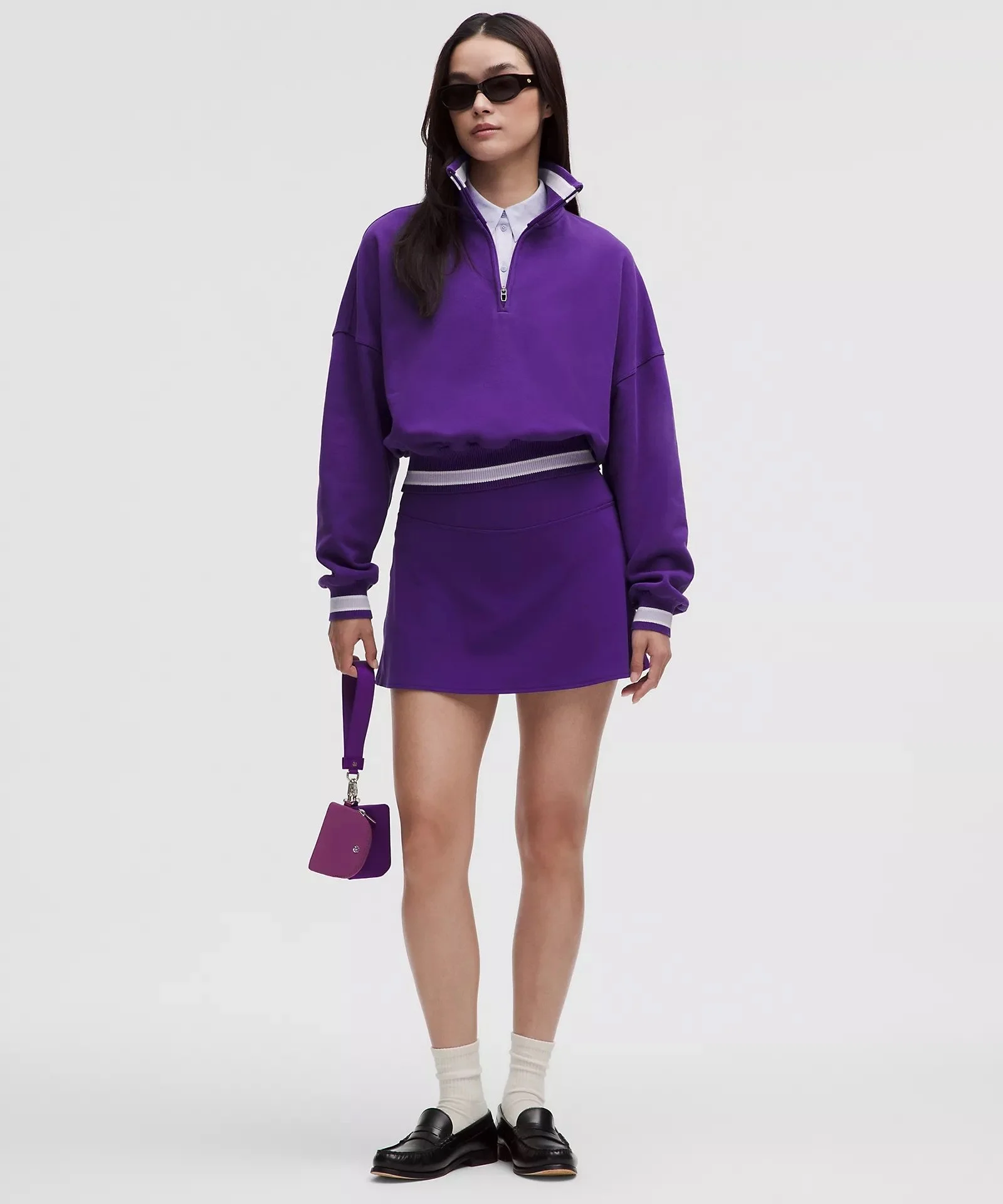 美品】Lululemon セットアップ パープル Lululemon Define Jacket 