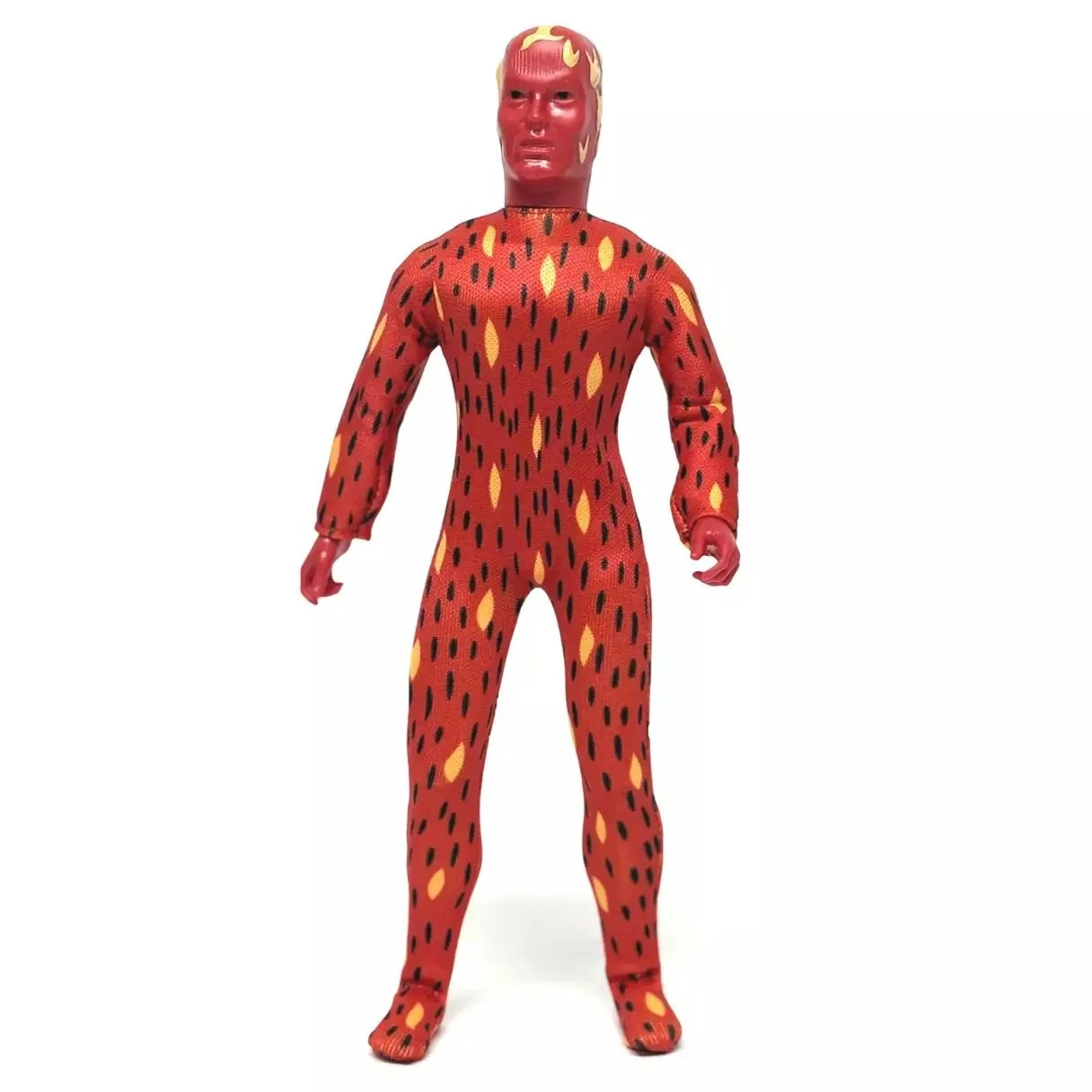 Fantastic Four Mego 8'' Action Figure Replica Set Disney Store Mego World's Greatest Super Heroes Marvel Merchandise Collection July 2025 Human Torch.jpeg