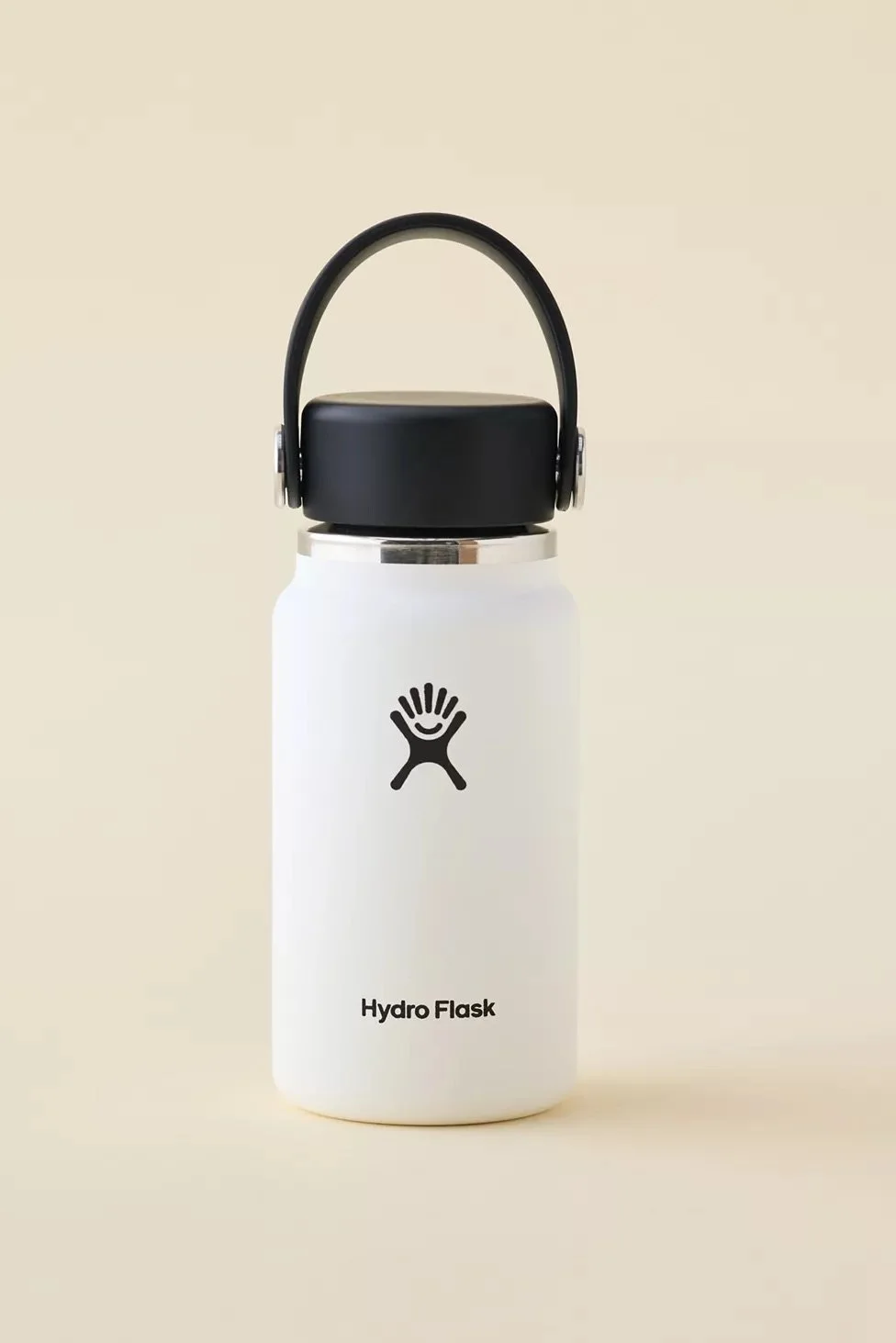White Hydro Flask Micro Hydro Mini Water Bottle