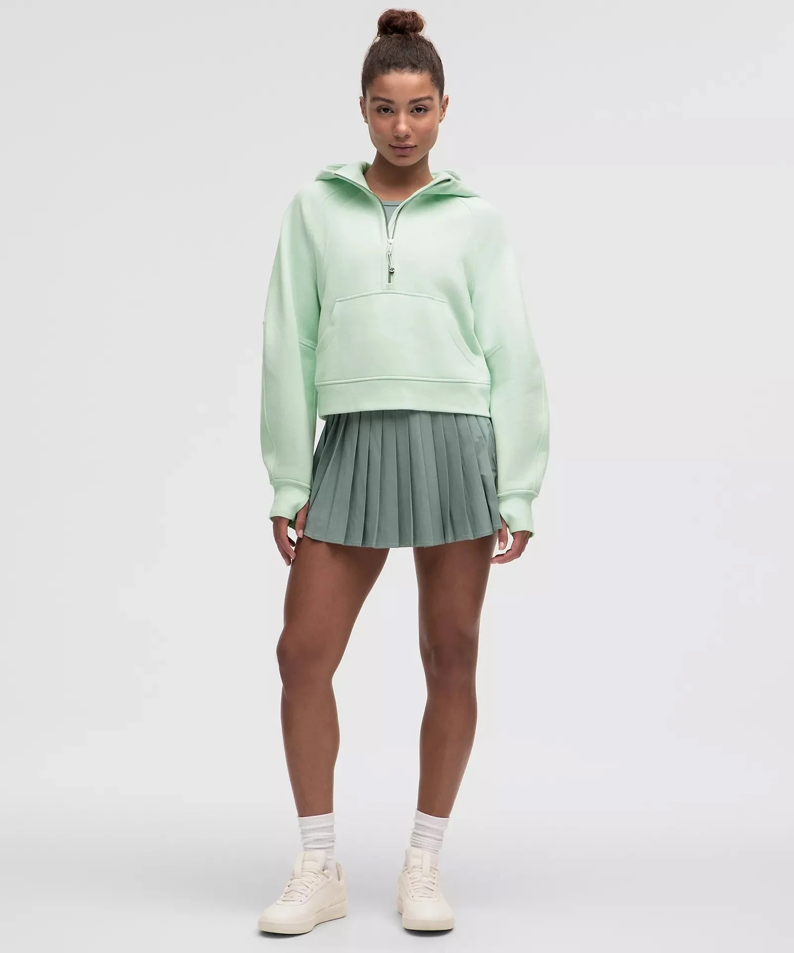 Scuba Oversized Half-Zip Hoodie