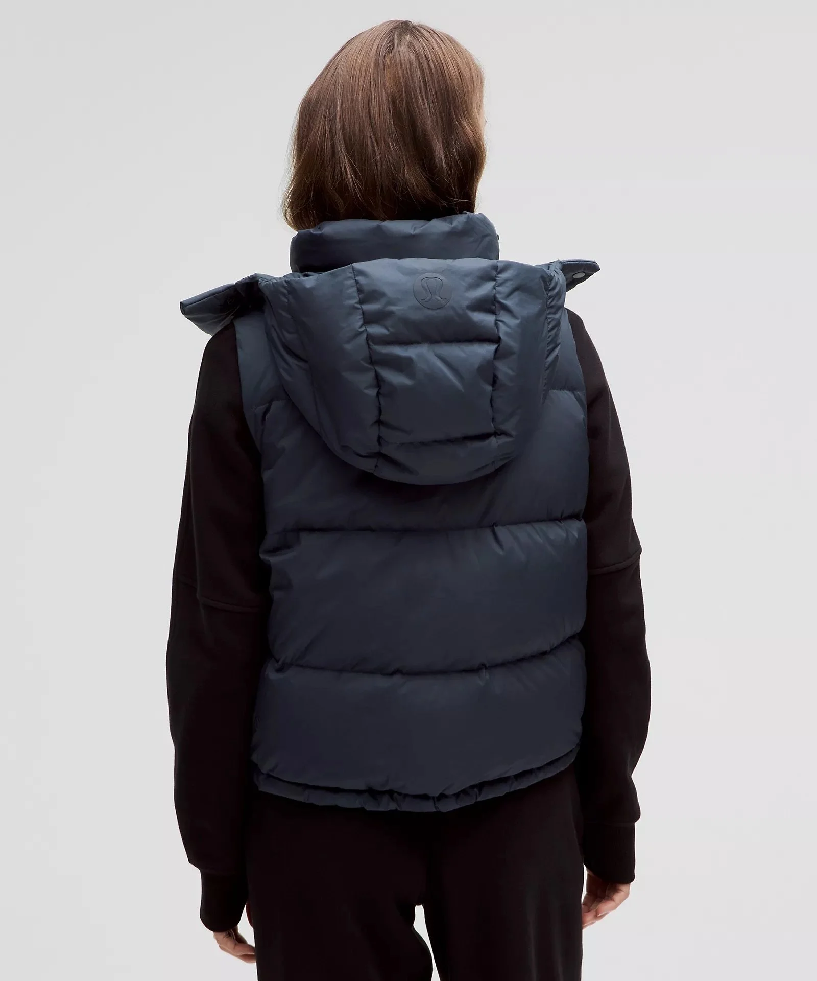 Wunder Puff 600-Down-Fill Cropped Vest - True Navy