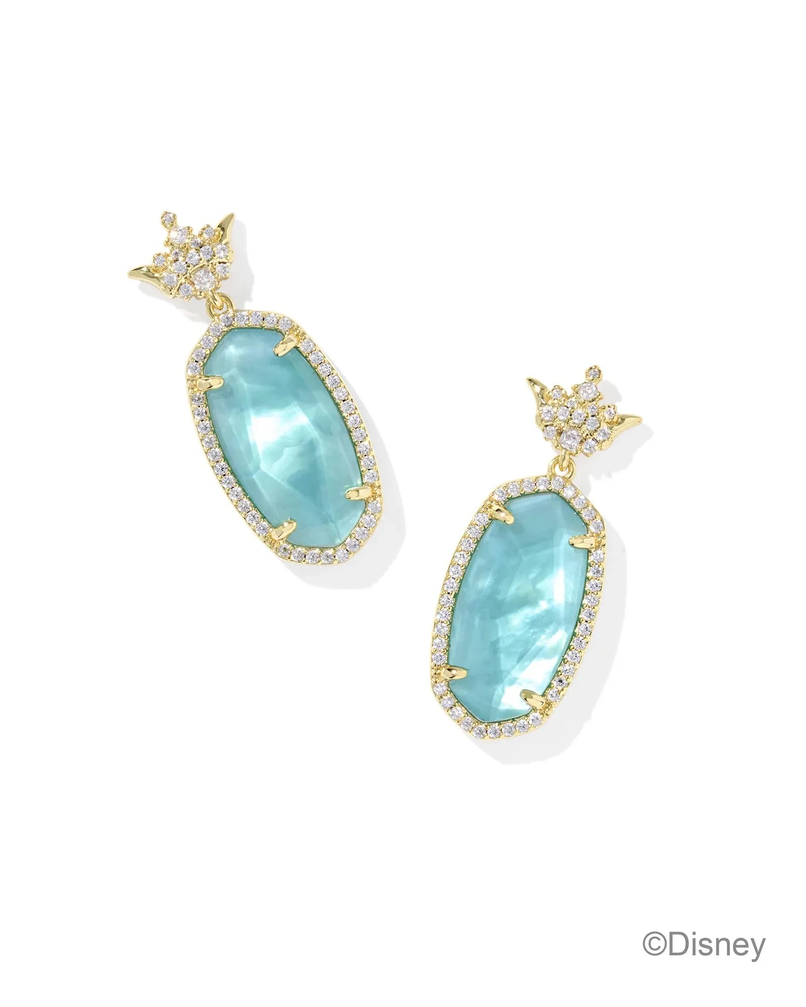 Jasmine Gold Drop Earrings – London Blue Illusion