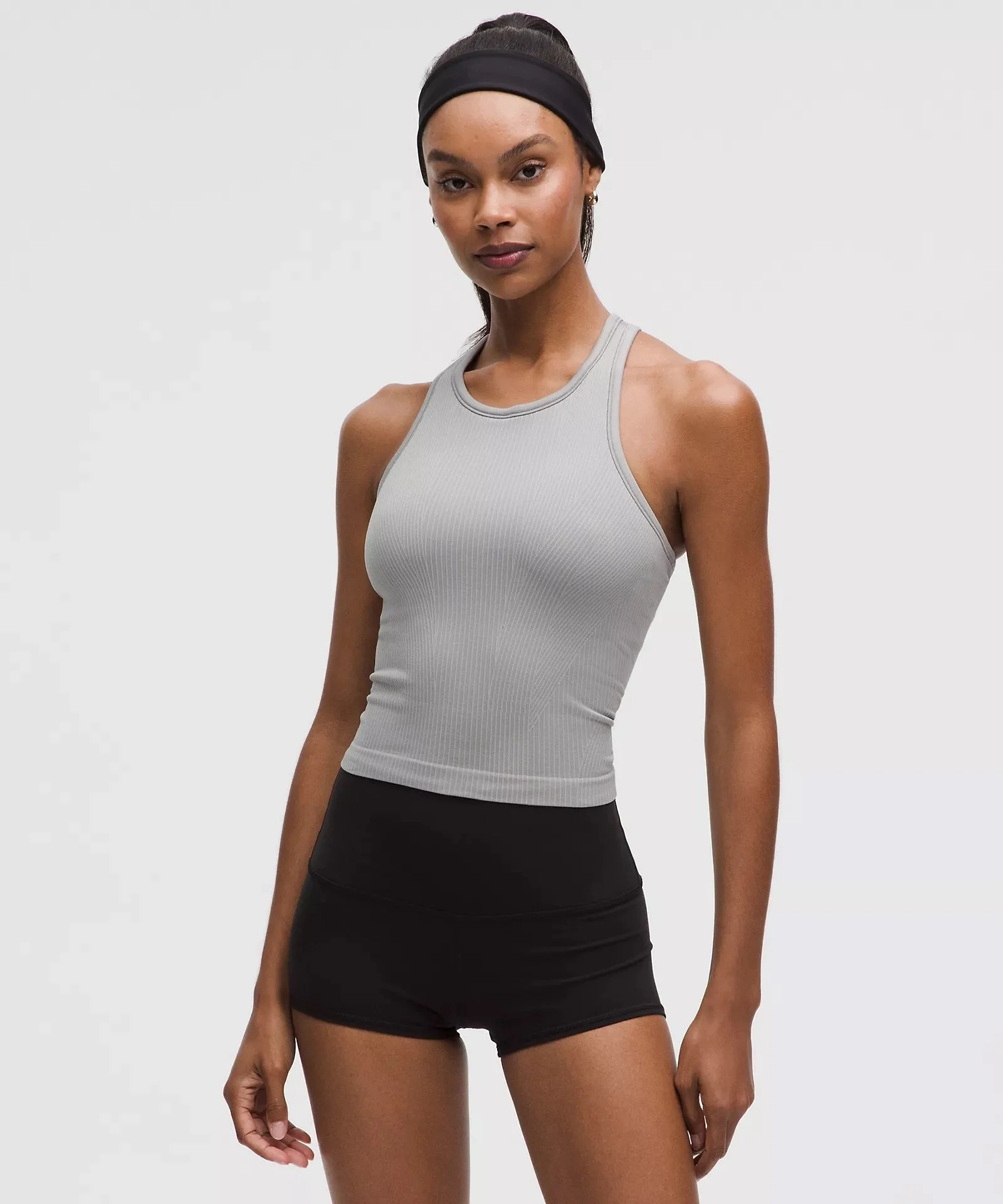 Ebb to Street Cropped Racerback Tank Top