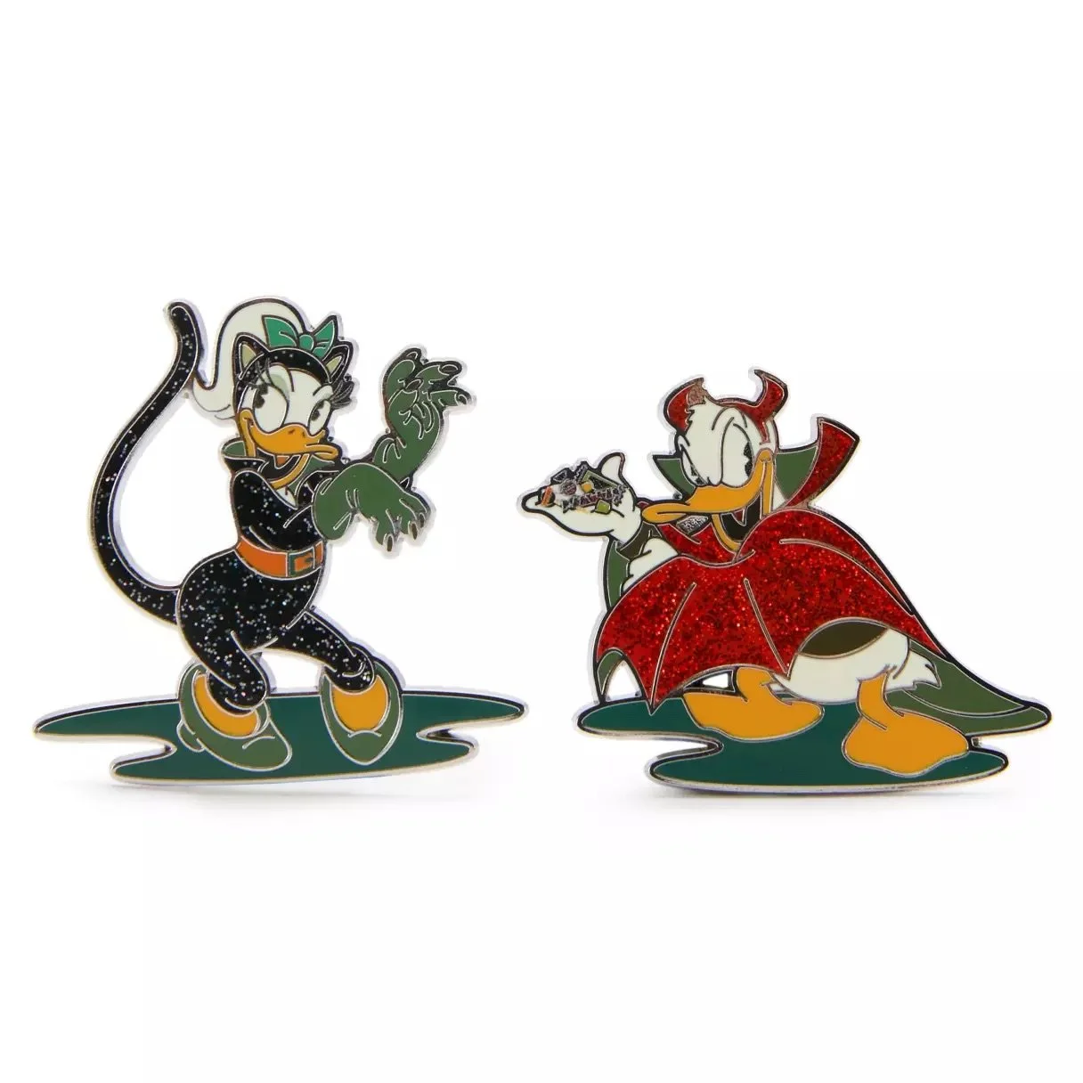 Donald & Daisy Halloween Pin Set