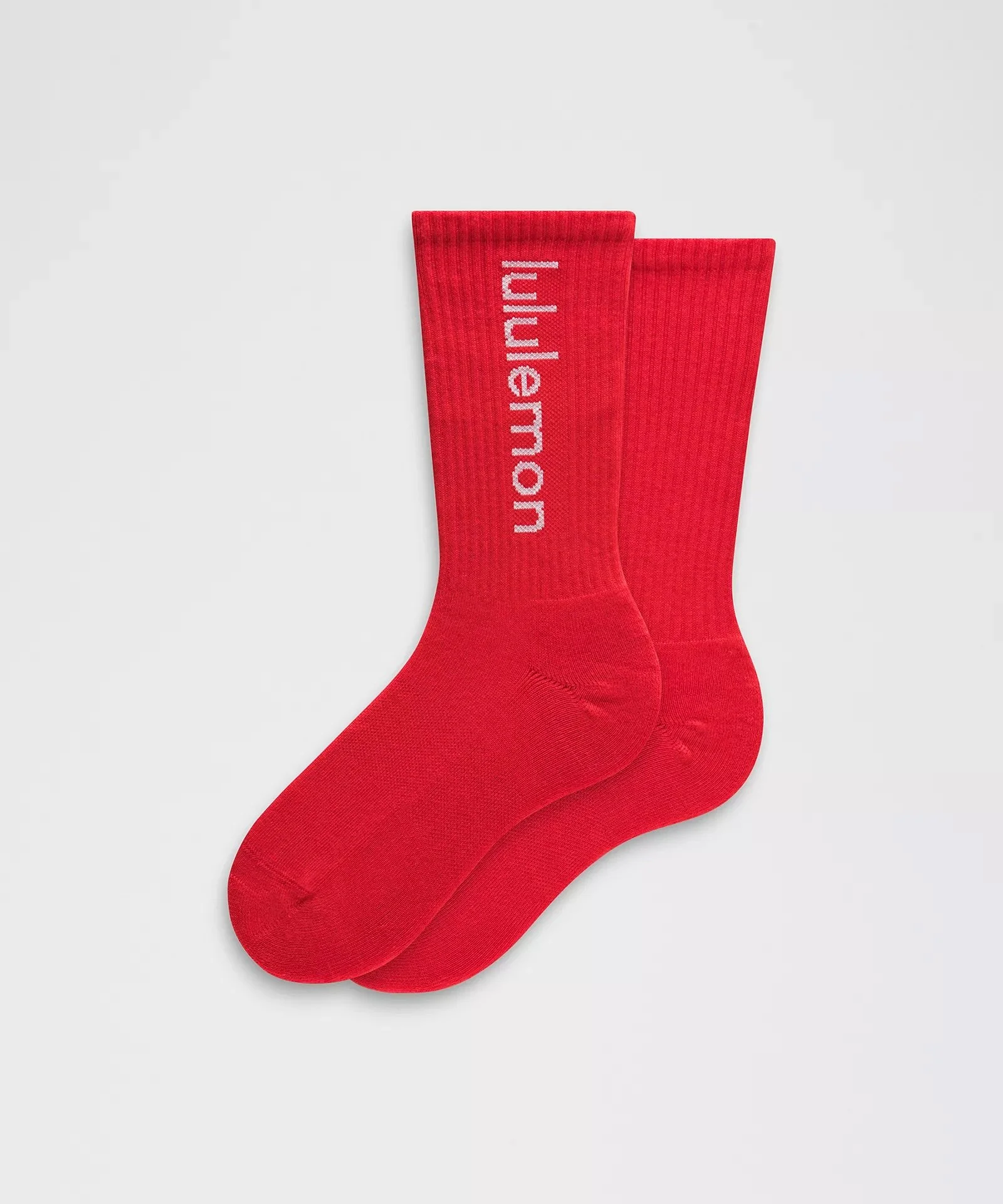 Daily Essential Crew Socks Wordmark