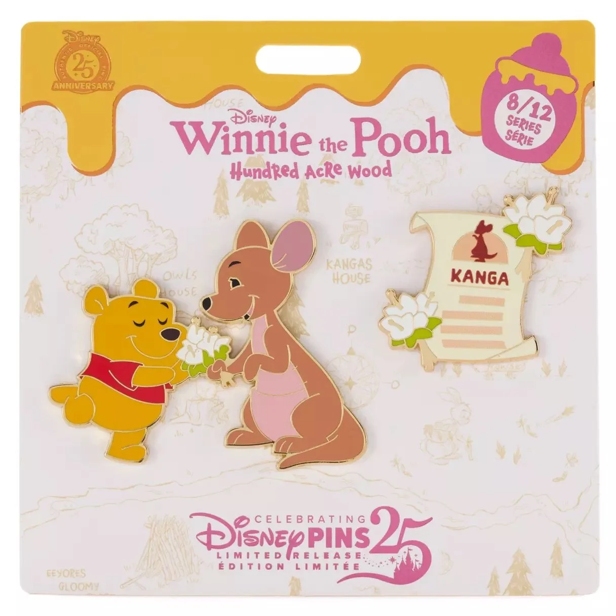 Pooh and Kanga Pin Set