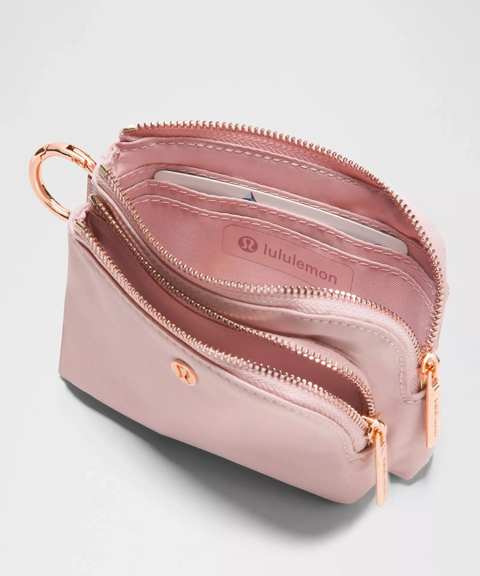 Double Zip Clippable Card Pouch