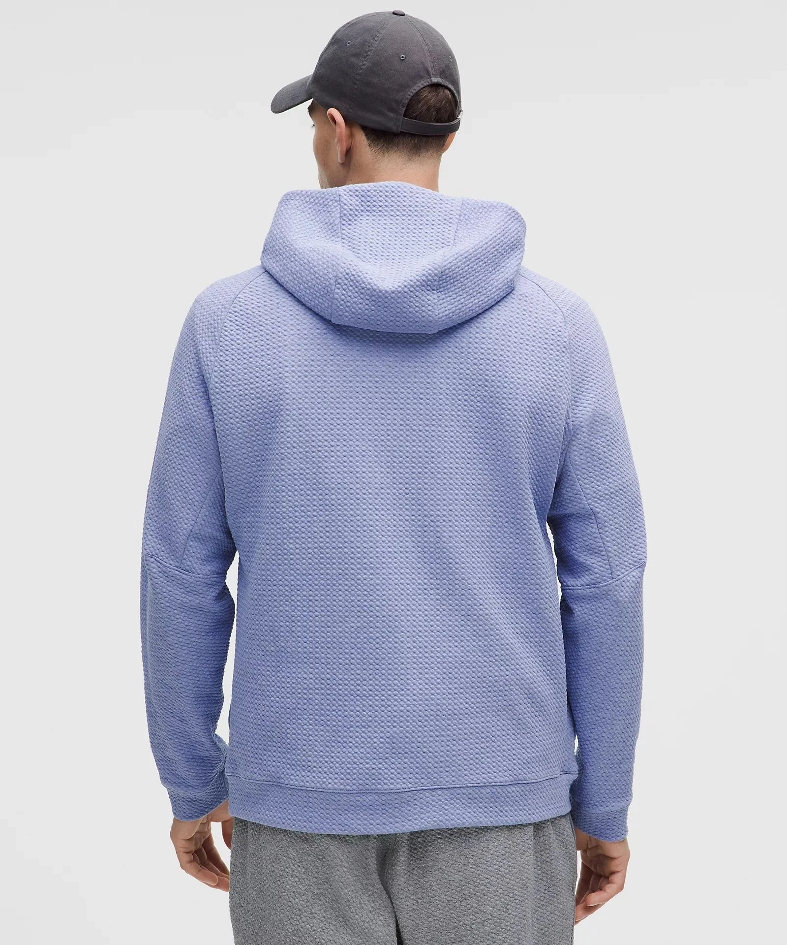 Textured Double-Knit Cotton Hoodie