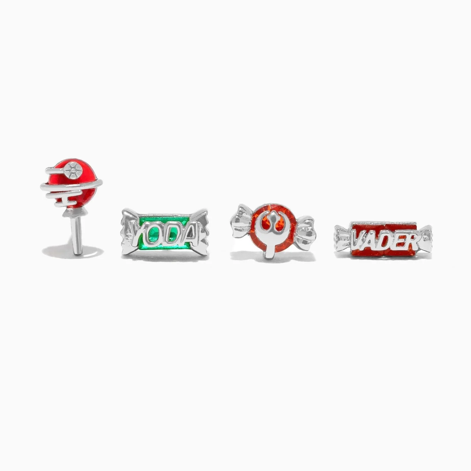 Galactic Treats Stud Set - Silver