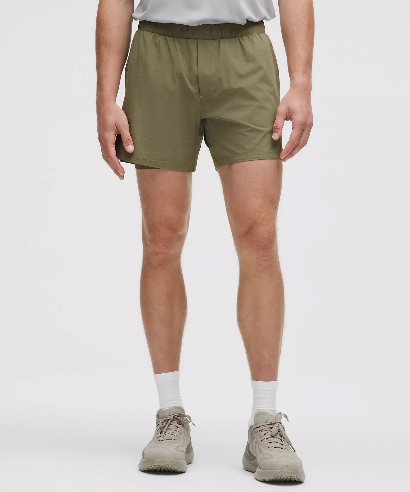 Mile Maker Run Crew Ripstop Lined Short 6"
