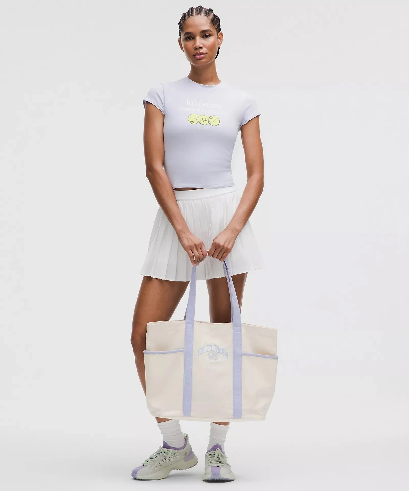 Daily Multi-Pocket Collegiate Canvas Tote Bag 20L