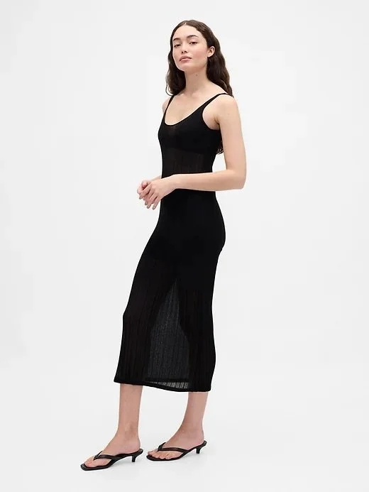 Gap × BÉIS Sheer Midi Dress