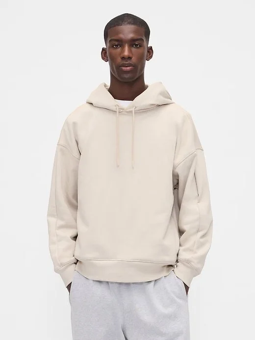 Gap × BÉIS Heavyweight Travel Hoodie - Light Tundra